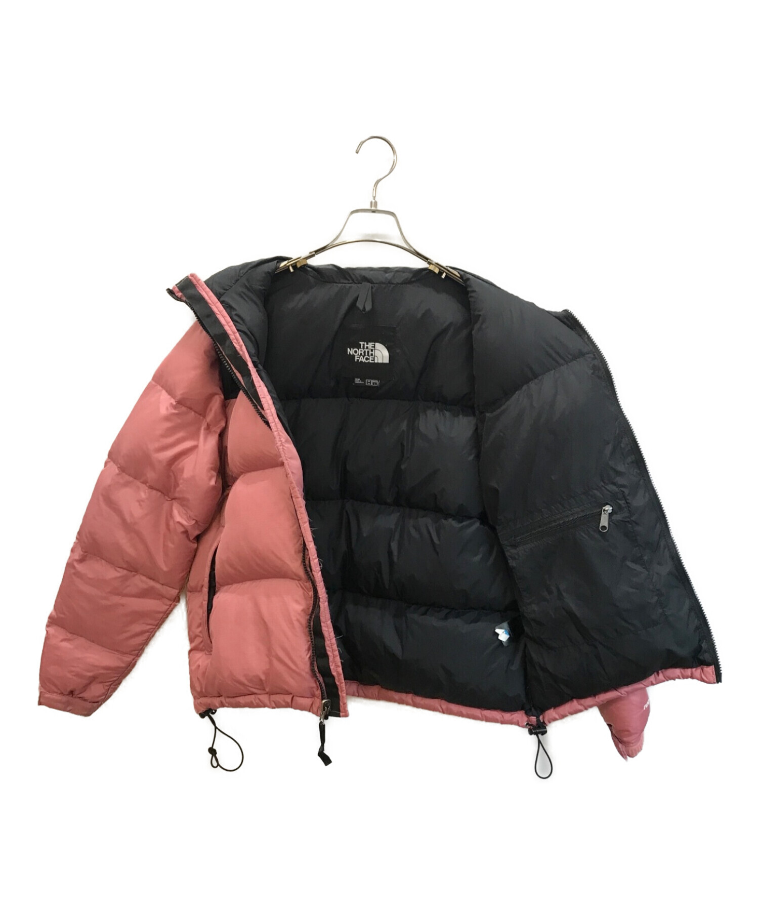THE NORTH FACE ヌプシ ダウンジャケット ピンク/黒（THE NORTH FACE 