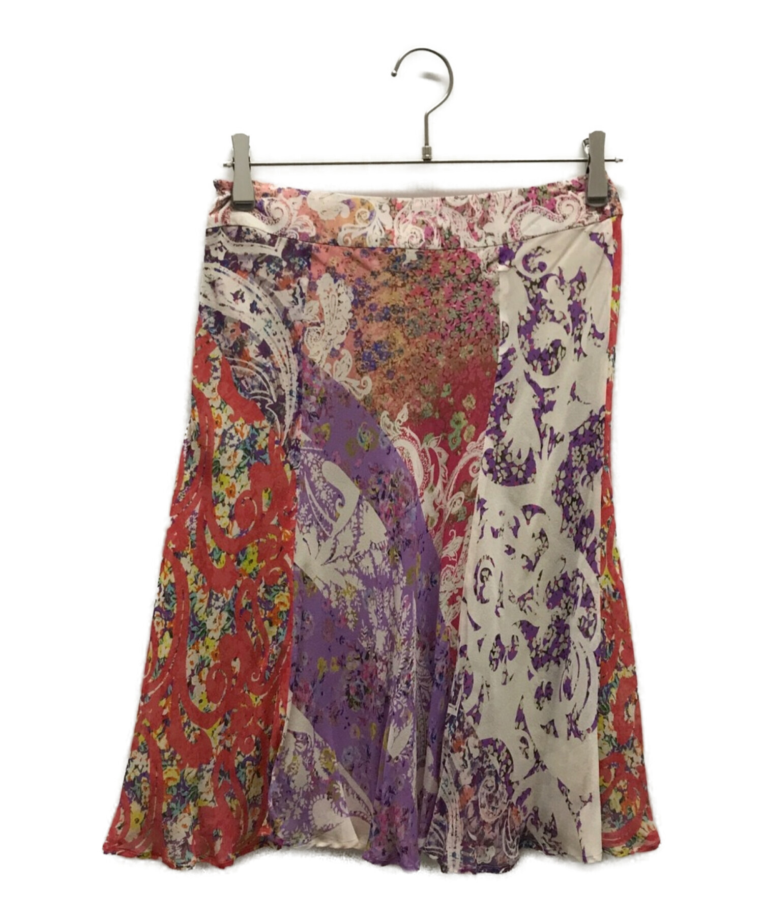 中古・古着通販】ETRO (エトロ) シルクスカート ピンク サイズ:42  