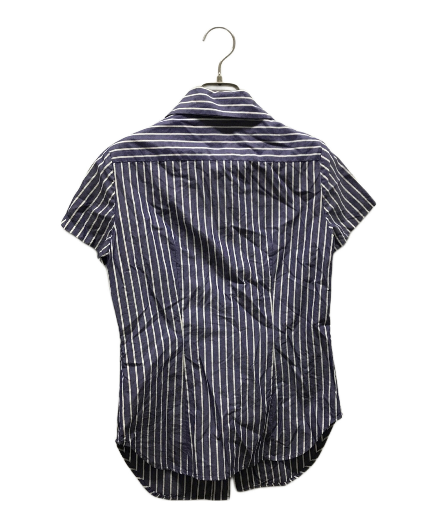 Vivienne Westwood (ヴィヴィアンウエストウッド) オーブ刺繍半袖シャツ ネイビー サイズ:2