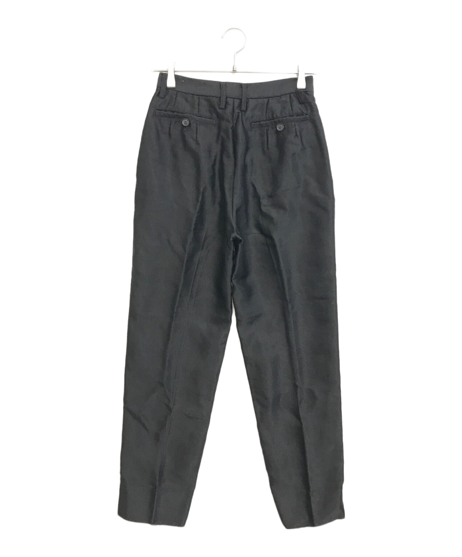 中古・古着通販】ISSEY MIYAKE (イッセイミヤケ) パンツ ブラック  