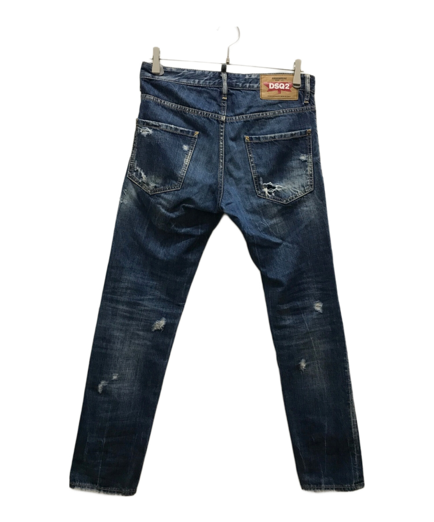 中古・古着通販】DSQUARED2 (ディースクエアード) ダメージデニム 