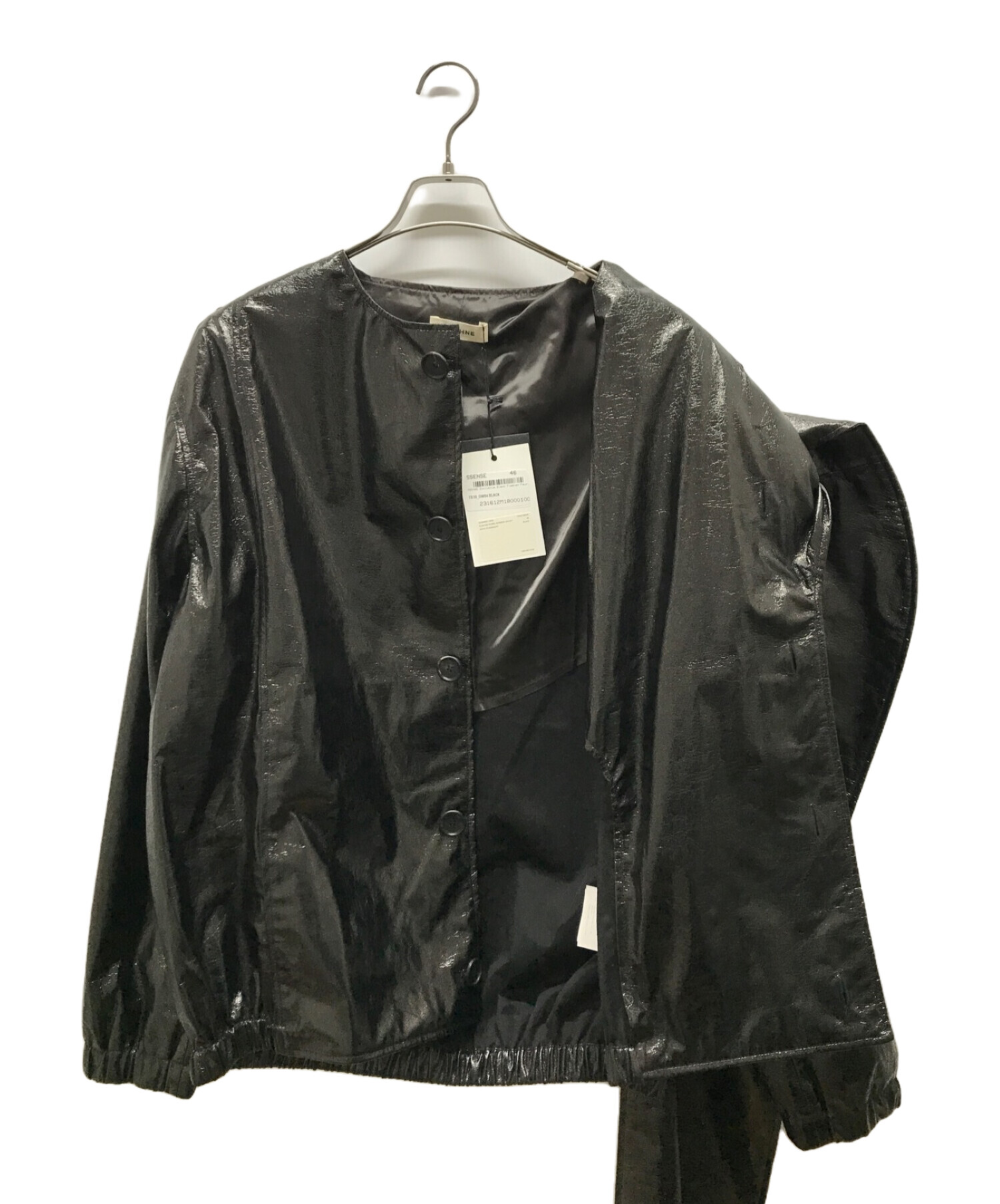中古・古着通販】T/SEHNE (ティー セーヌ) PLEATED SHAWL BOMBER JACET 