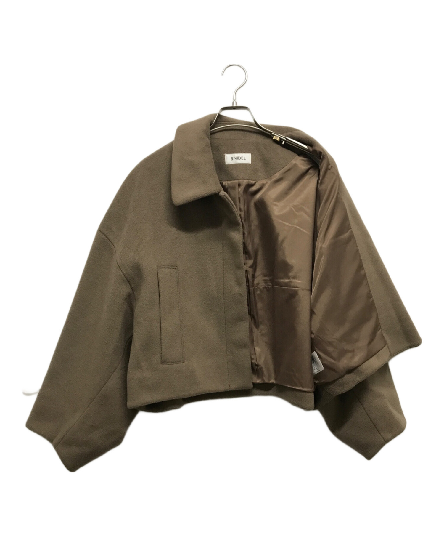 中古・古着通販】Snidel (スナイデル) ウールジャケット ブラウン 