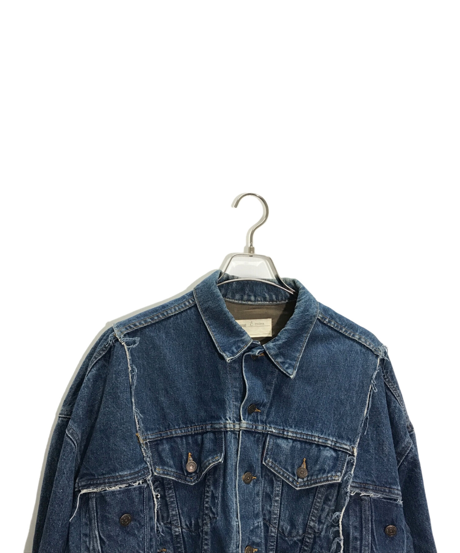 中古・古着通販】77circa (ナナナナサーカ) リメイクデニムジャケット 