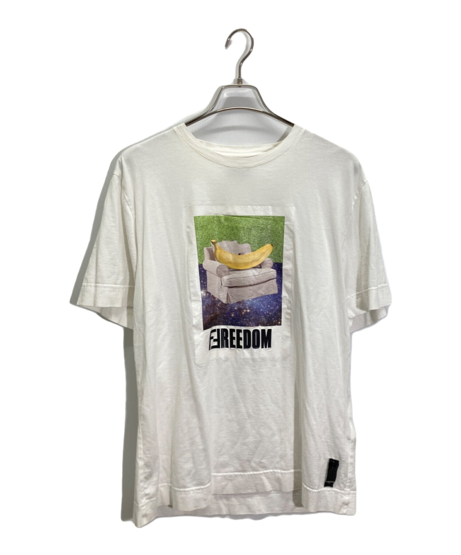 中古・古着通販】FENDI (フェンディ) Tシャツ ホワイト サイズ:M 