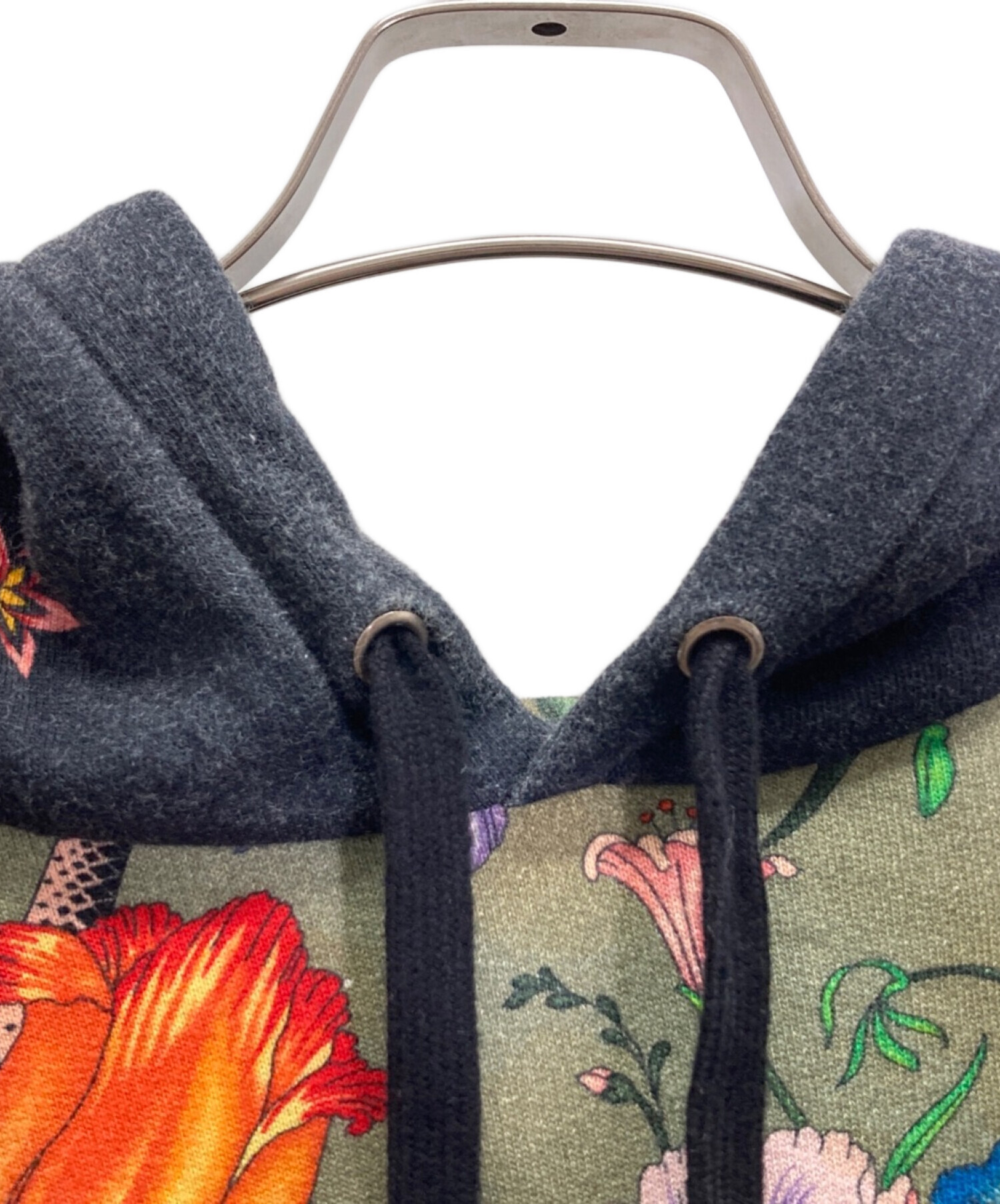 GUCCI パーカーフローラスネークLサイズ