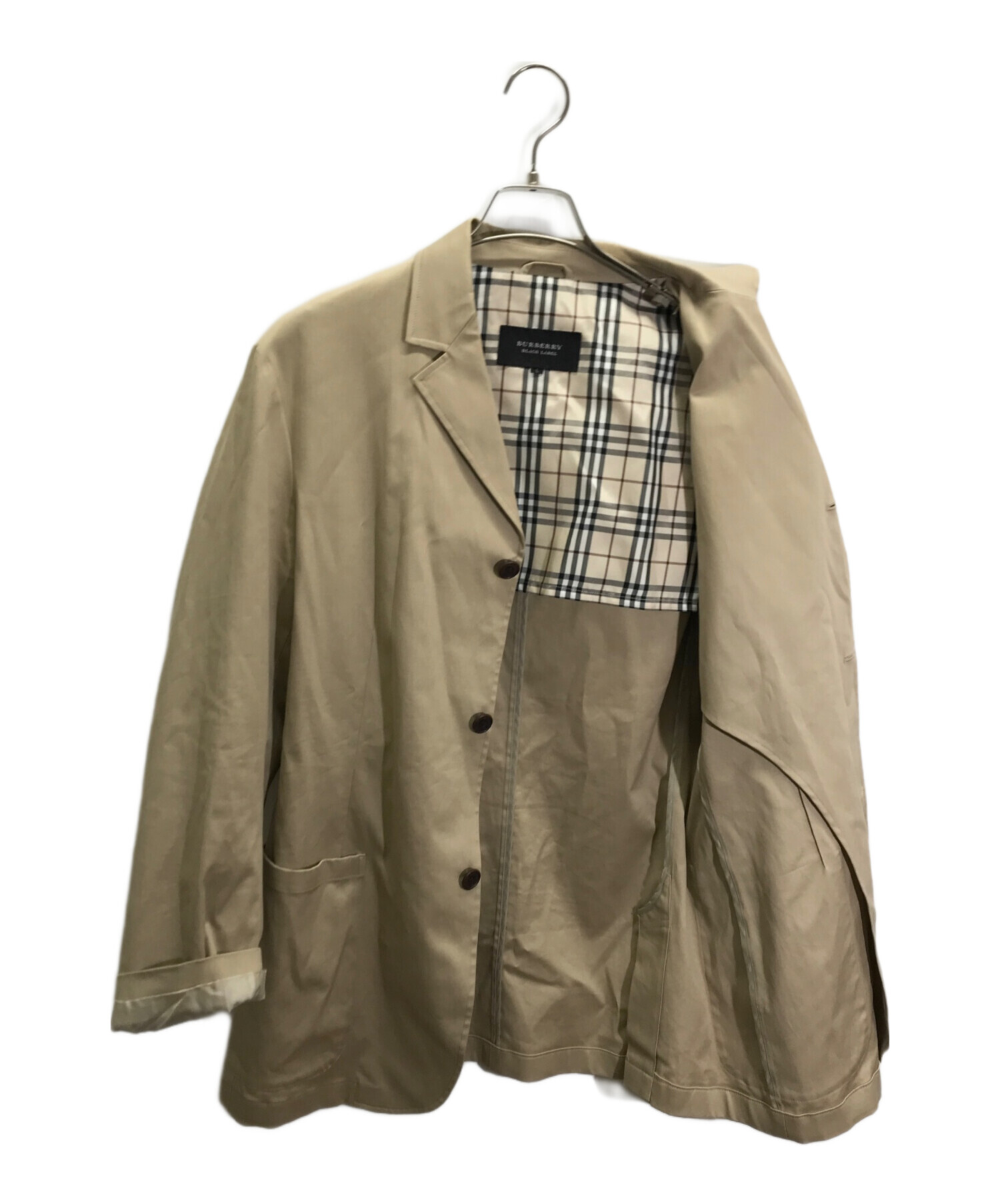 新品] 春夏物 ジャケット 楽し バーバリーブラックレーベル 