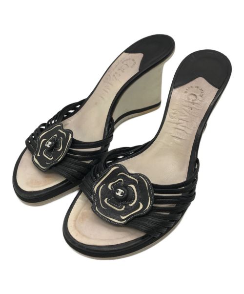 中古・古着通販】CHANEL (シャネル) サンダル ホワイト サイズ:37 
