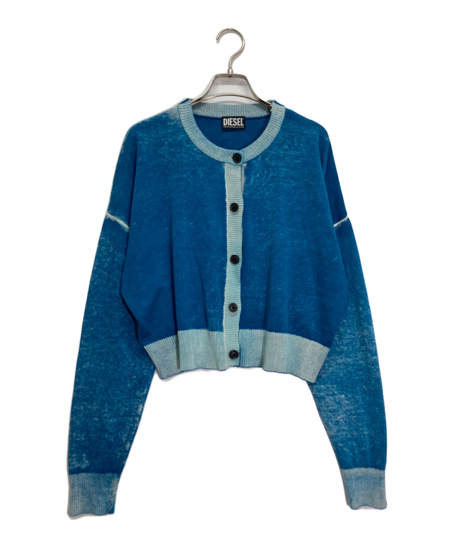 美品 DIESELディーゼル カーディガン 紺ネイビー Sサイズ ニット 