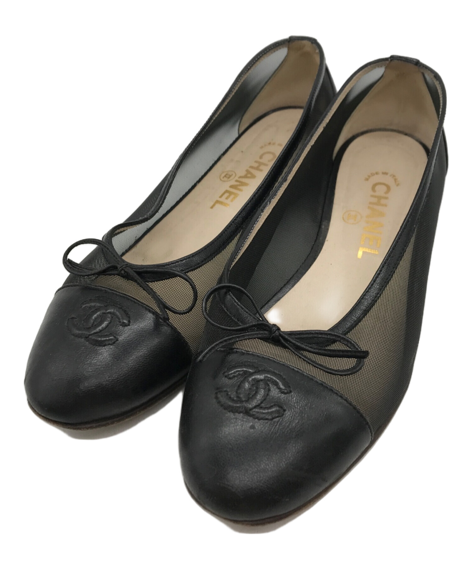 CHANELパンプスブラック38