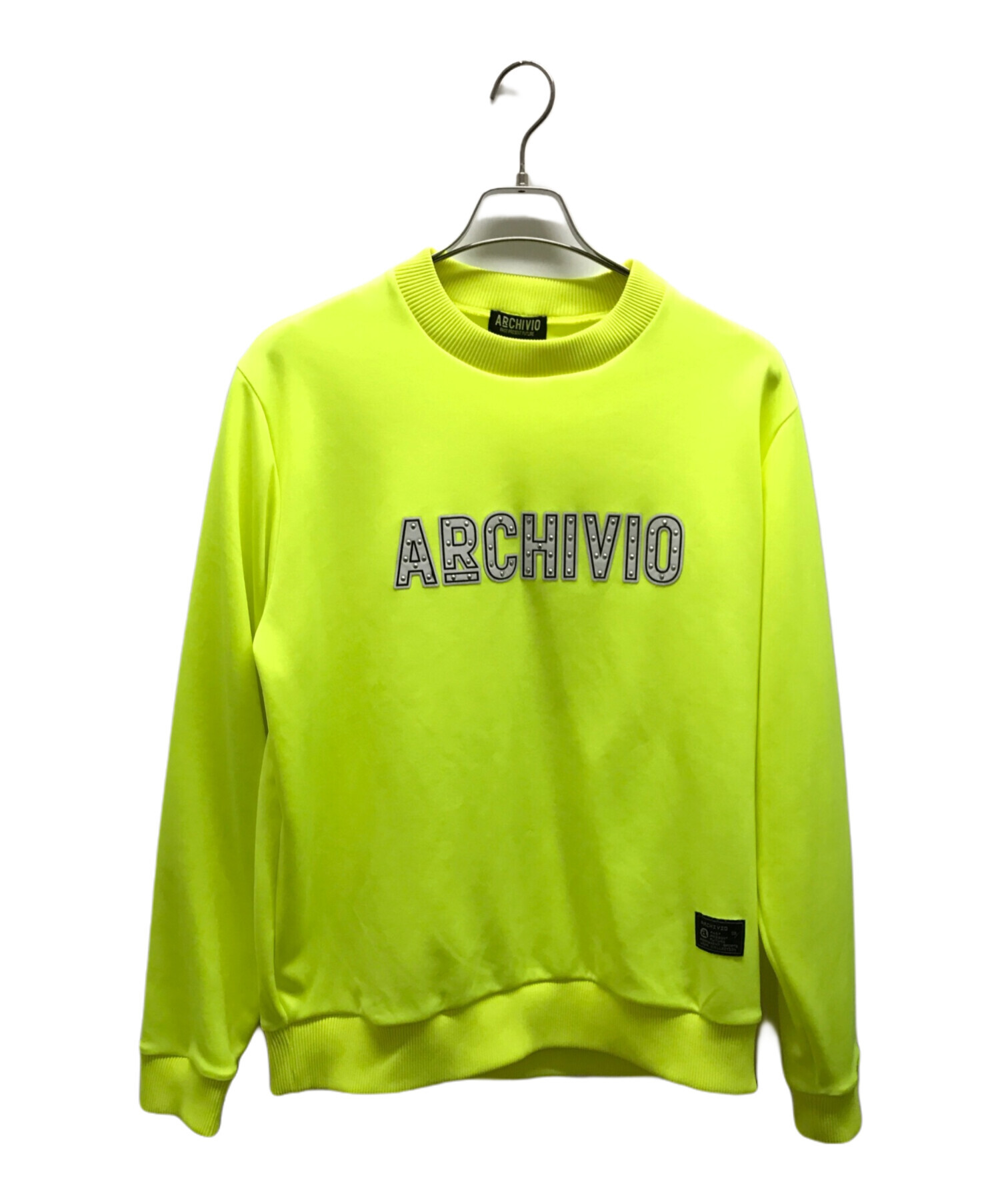 中古・古着通販】archivio (アルチビオ) スウェット イエロー サイズ  