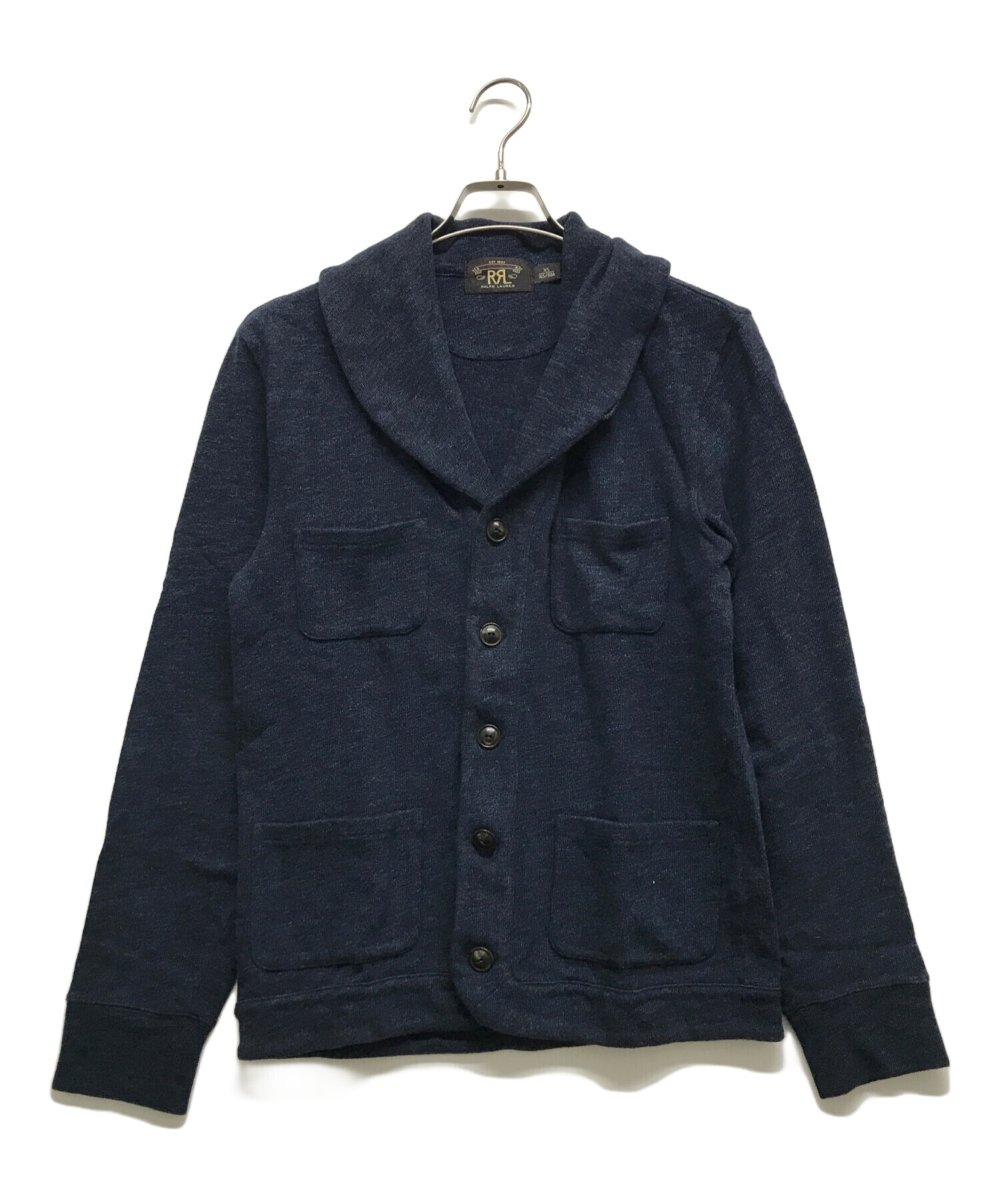 RRL ショールカラーカーディガン インディゴブルー サイズS 【公式通販】