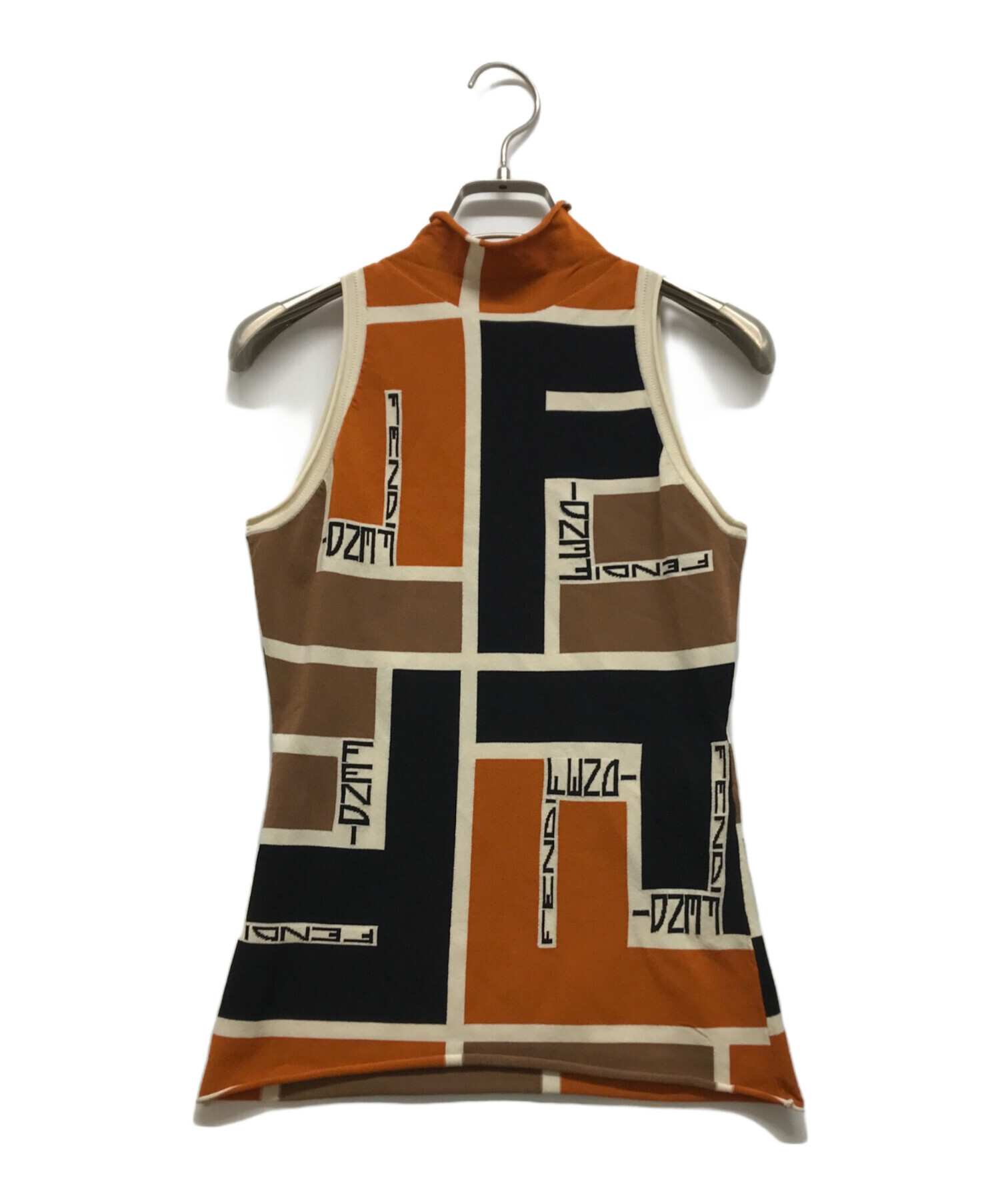 FENDIフェンディ メッシ タンクトップ バスケ L