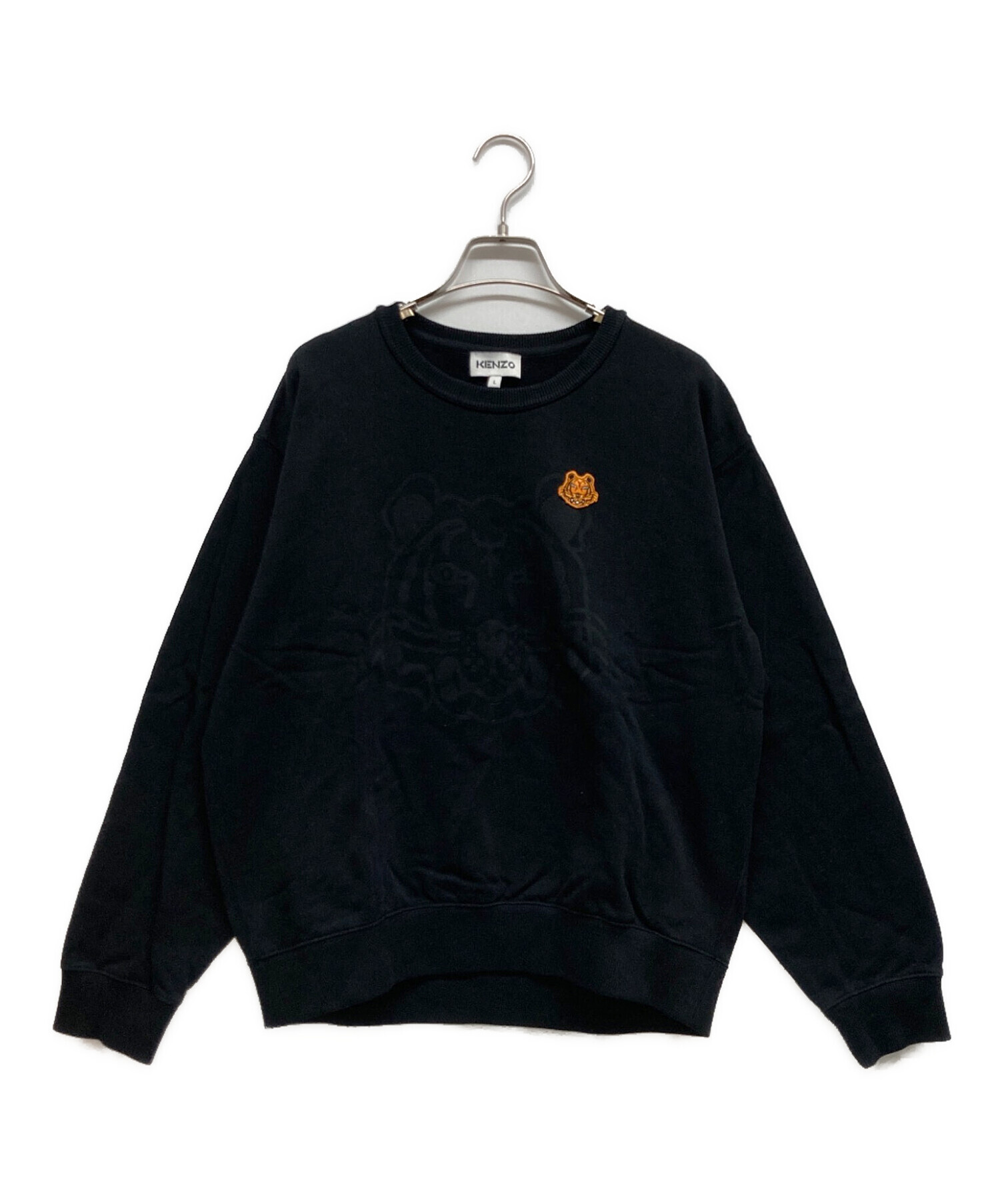 中古・古着通販】KENZO (ケンゾー) プリントスウェット ブラック 