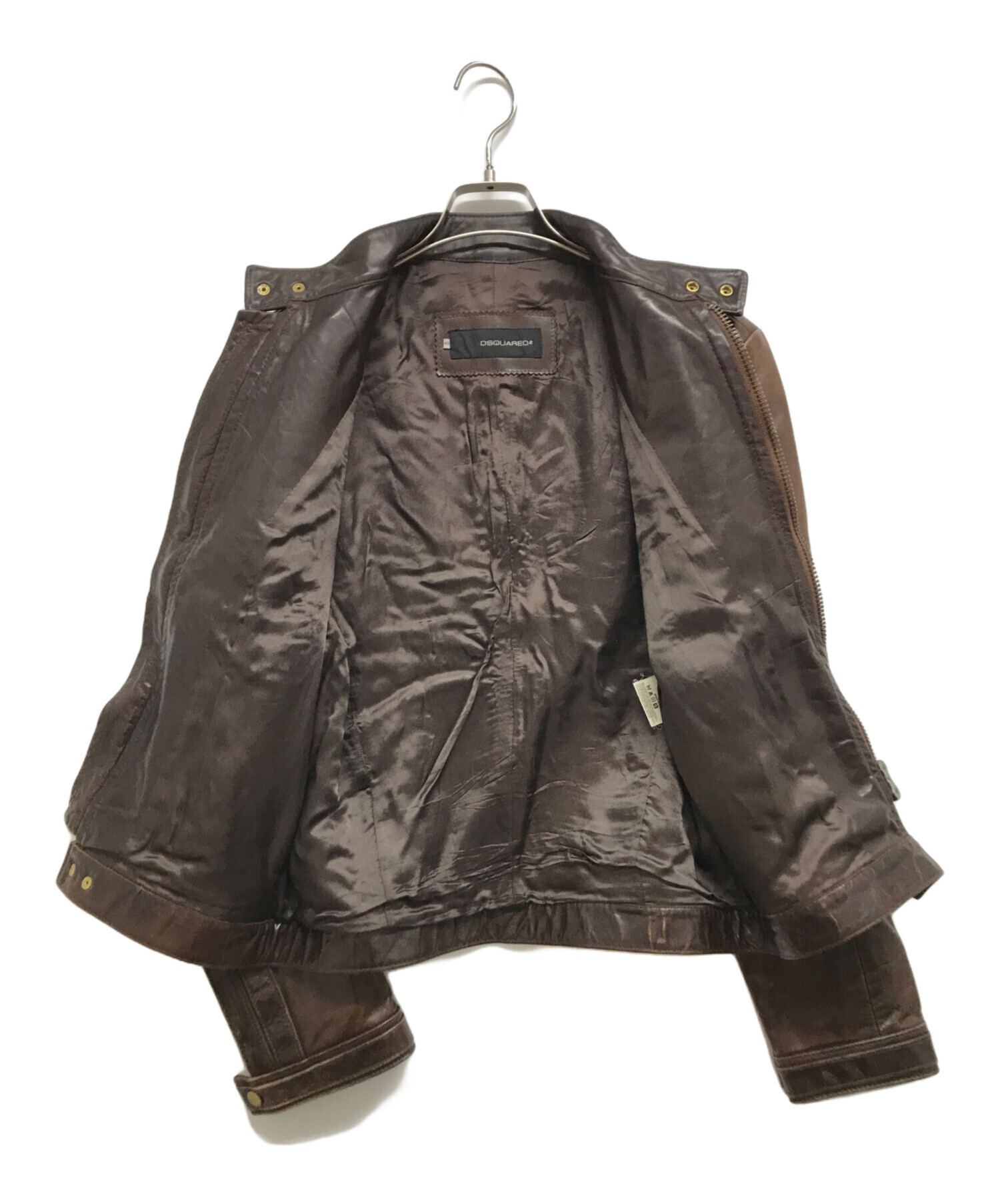 中古・古着通販】DSQUARED2 (ディースクエアード) レザージャケット 
