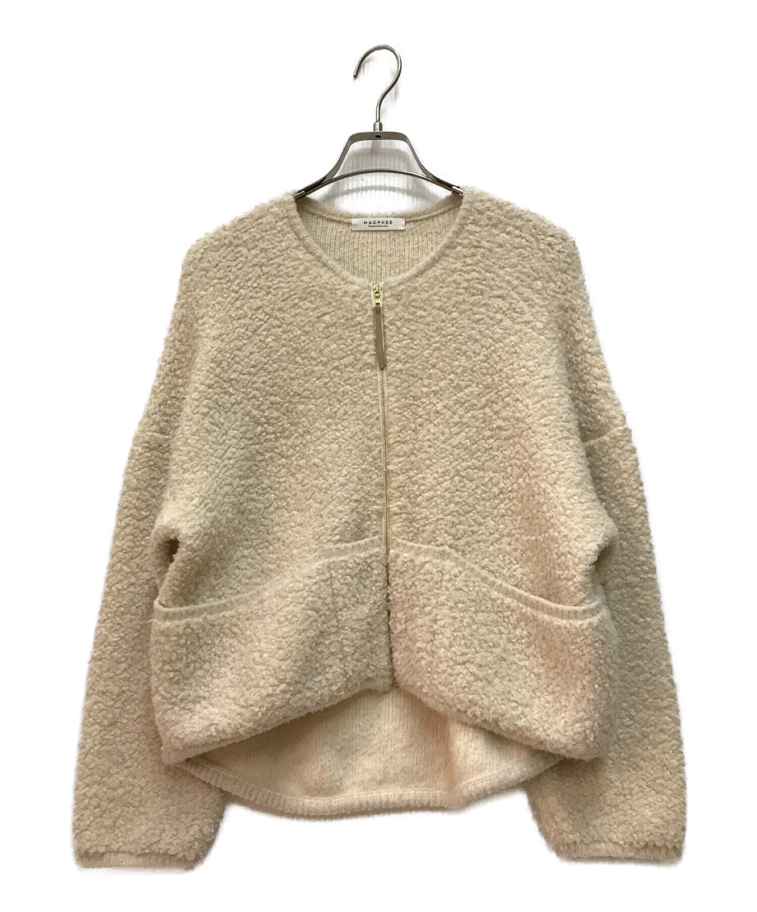 中古・古着通販】MACPHEE (マカフィー) ウールナイロンジップアップ 