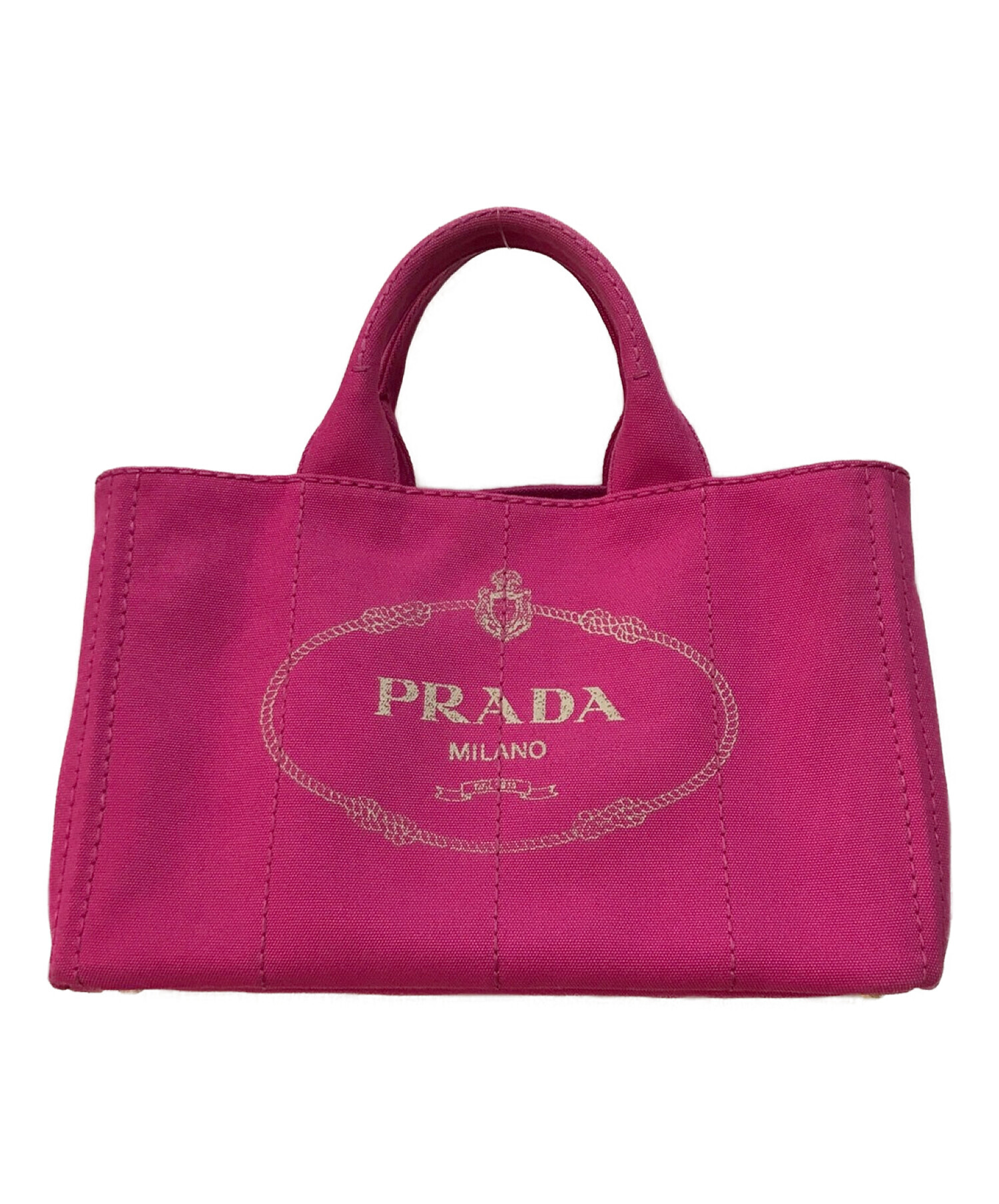 PRADA プラダ カナパ ピンク - トートバッグ