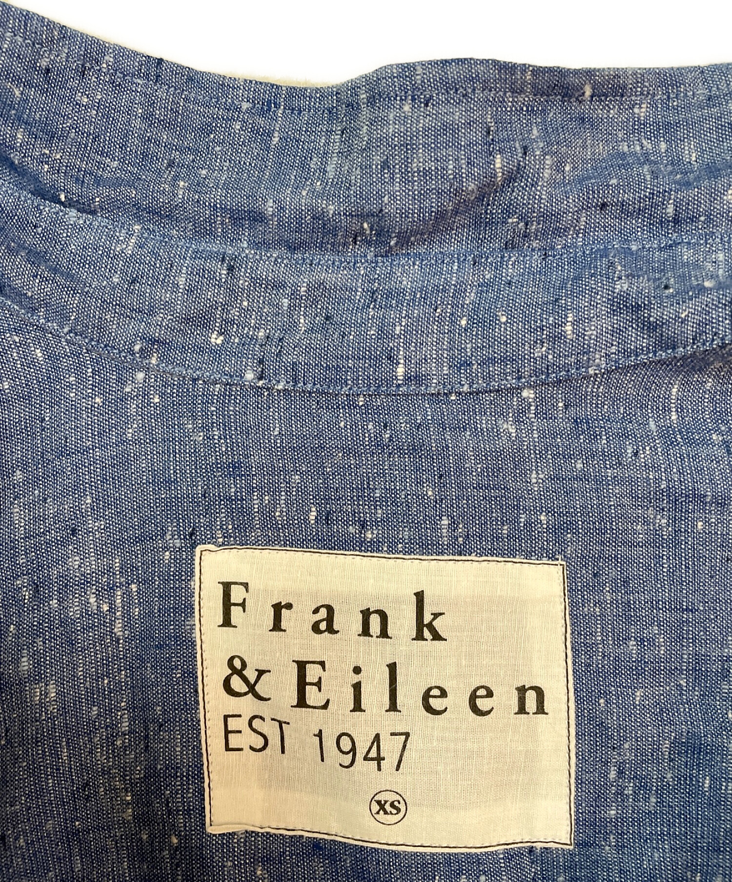 Frank&Eileen フランクアンドアイリーン シャツ ブルー サイズ:SIZE XS 未使用品