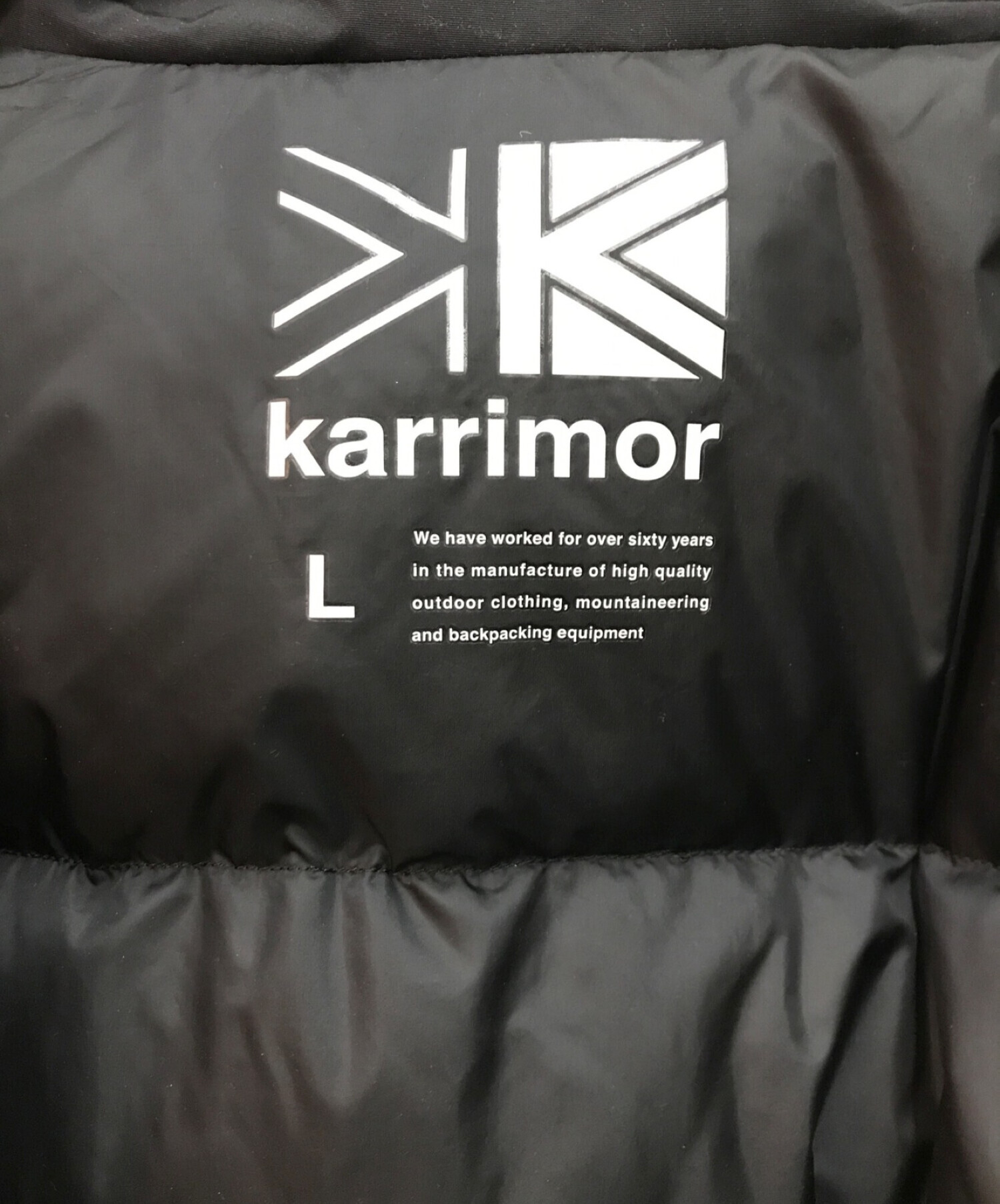 Karrimor (カリマー) global down coat ブラック サイズ:L 未使用品