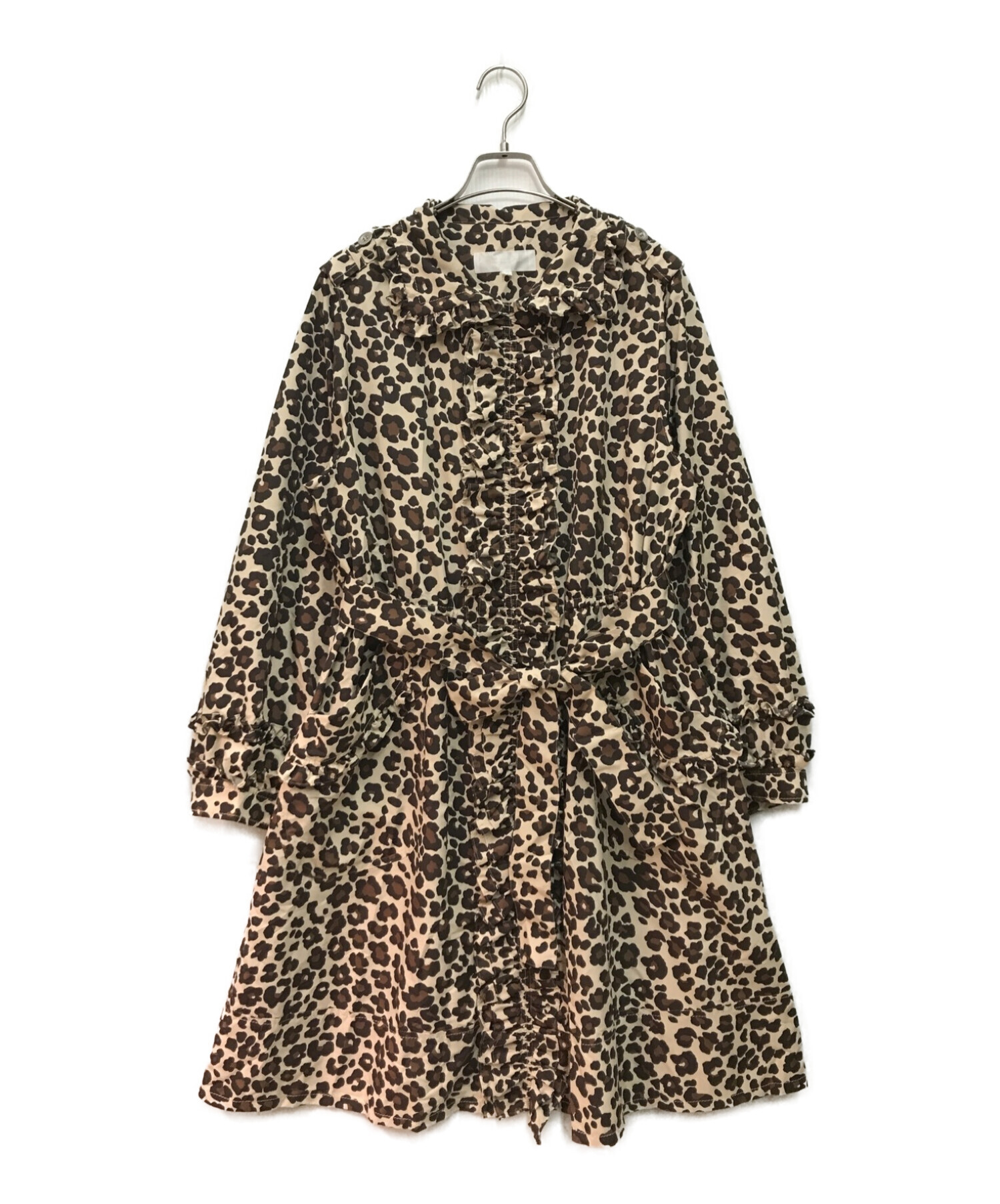 中古・古着通販】TO BE CHIC (トゥービーチック) フリルレオパード 