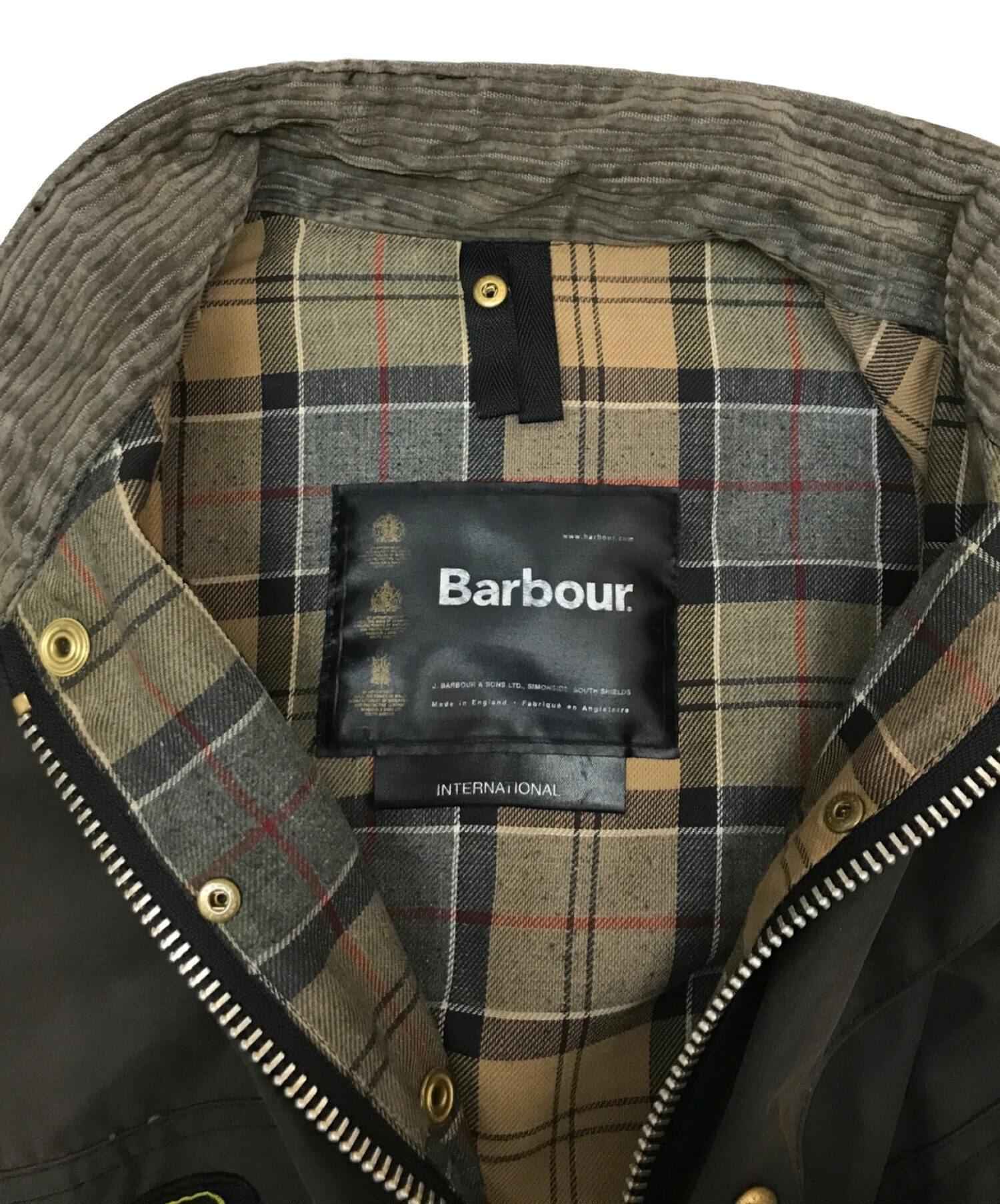 Barbour (バブアー) インターナショナルジャケット ブラウン サイズ:42
