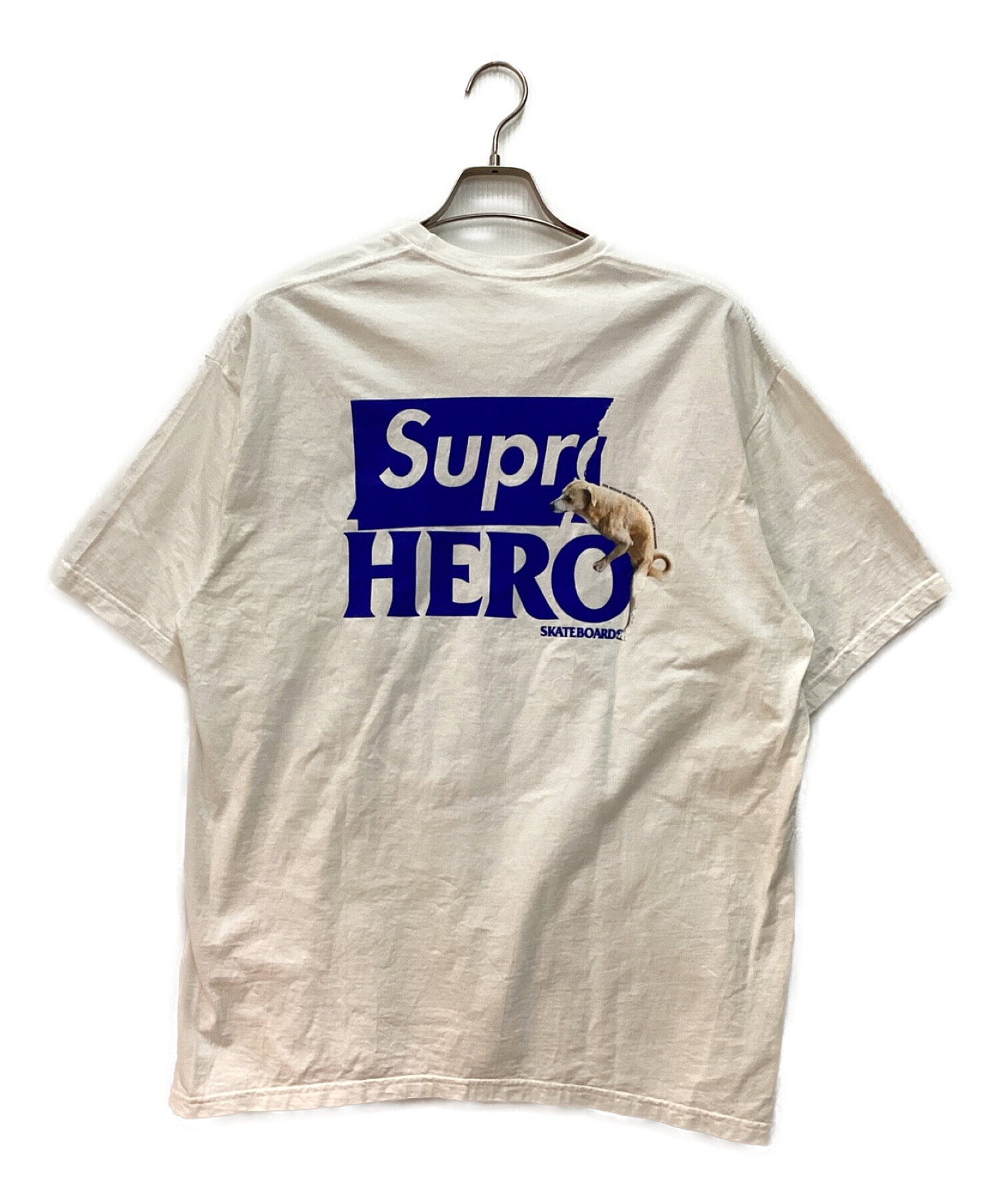 ☆supreme× ANTIHERO Dog Tee グレー XL - Tシャツ/カットソー(半袖/袖