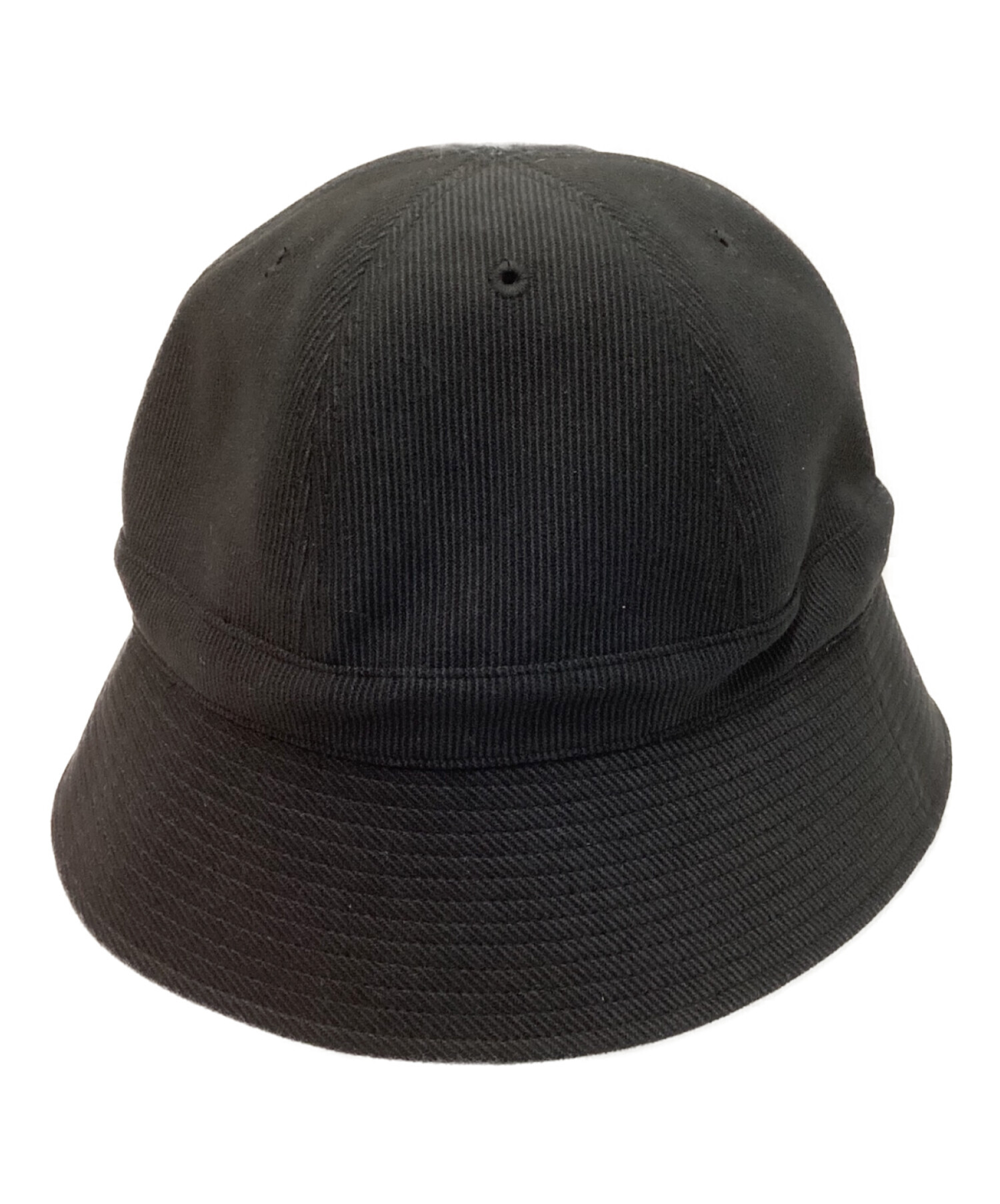 PWA (プア) CORD BELL HAT　ハット ブラック