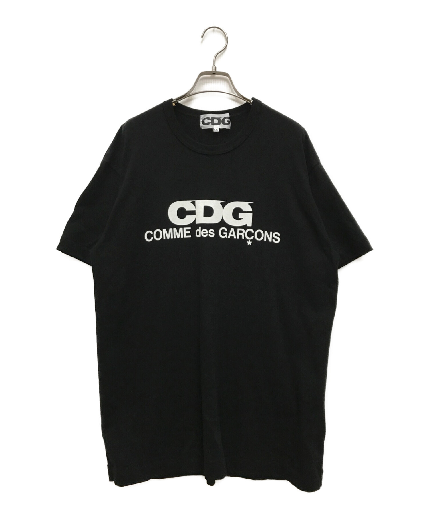 CDG Tシャツ コムデギャルソン XXL 黒 ブラック