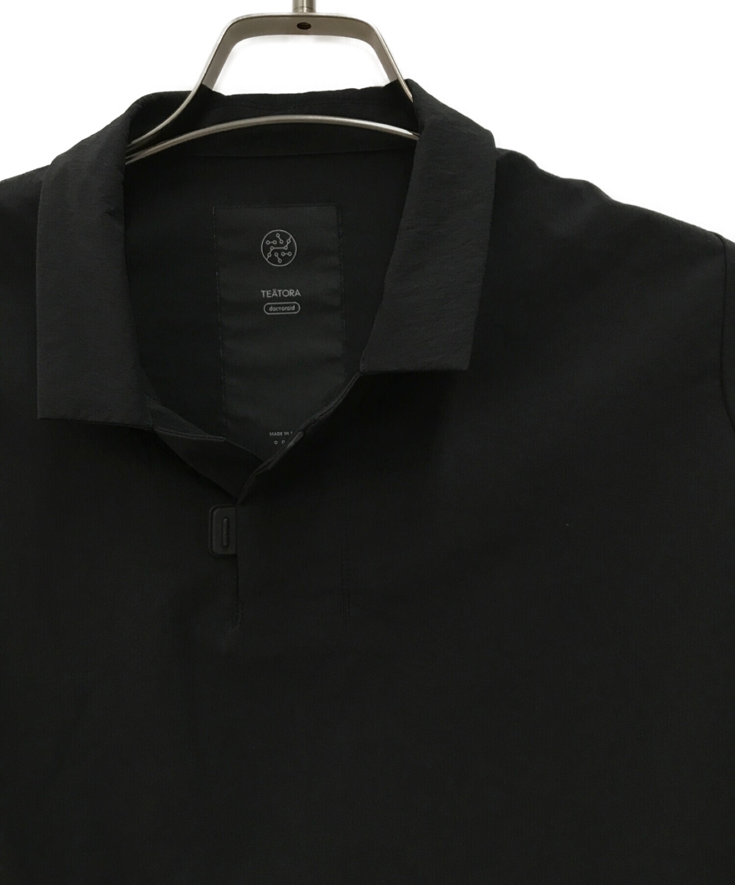 teatora (テアトラ) CAPSULESNAP POLO DR　カートリッジポロシャツ ドクトロイド　半袖カットソー ブラック サイズ:44