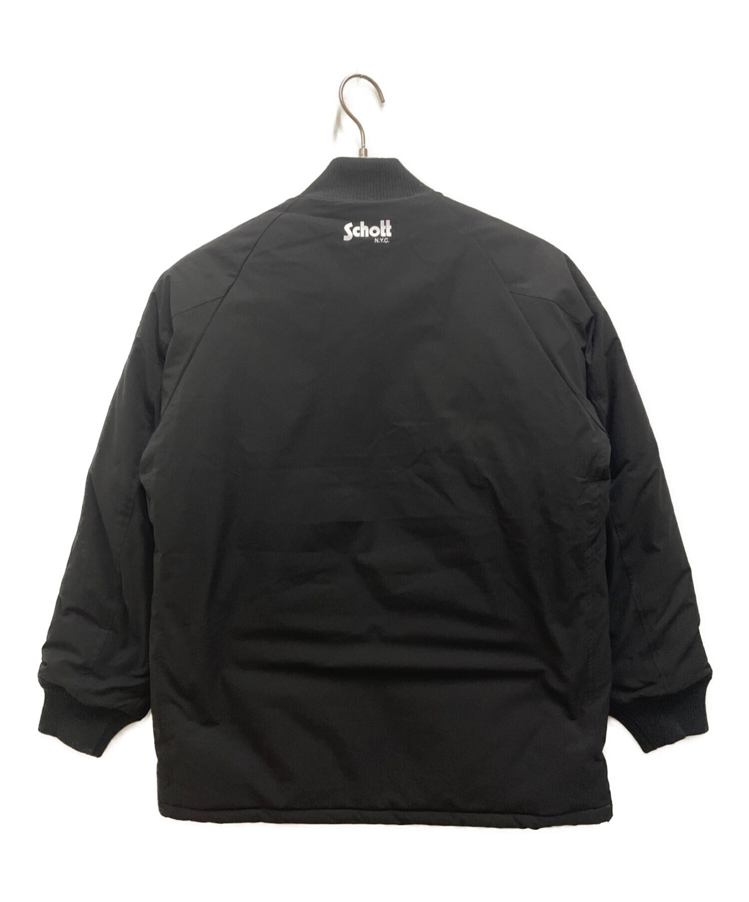 Schott (ショット) 中綿ジャケット ブラック サイズ:S 未使用品