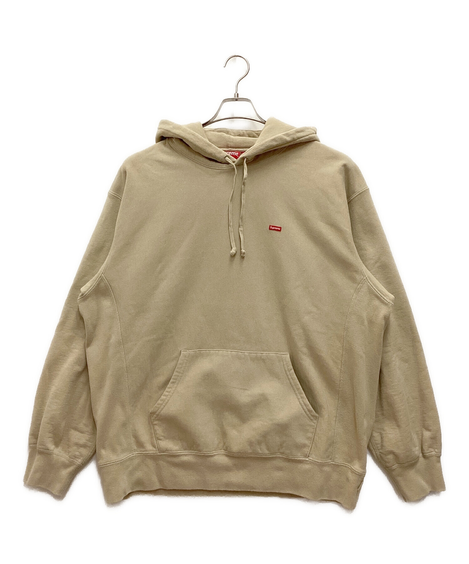 人気商品 supreme small box ベージュパーカー｜ファッション