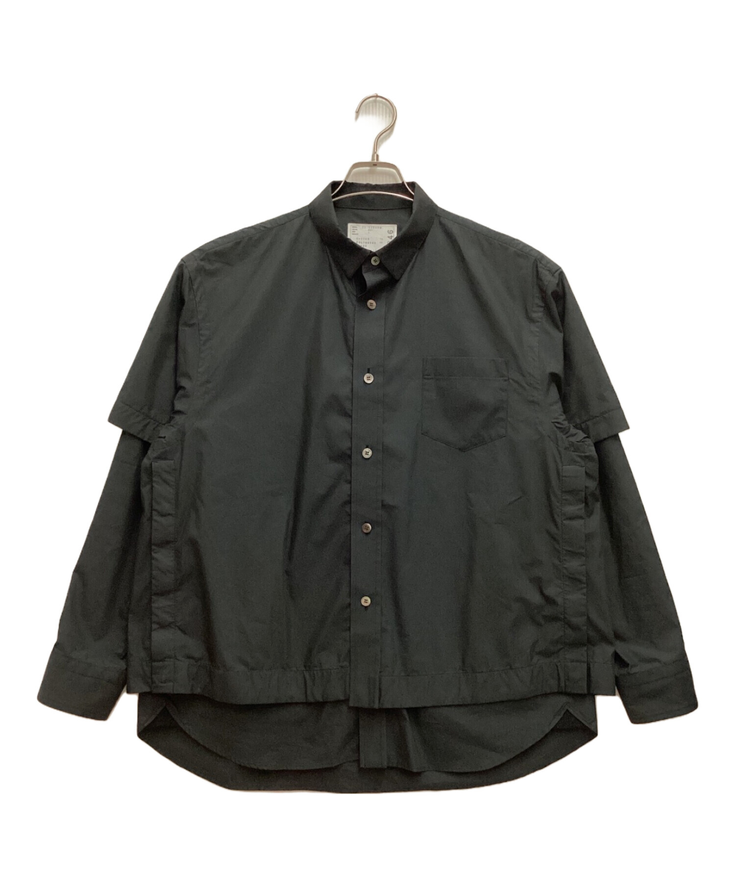 中古・古着通販】sacai (サカイ) Cotton Weather Layered Shirt 