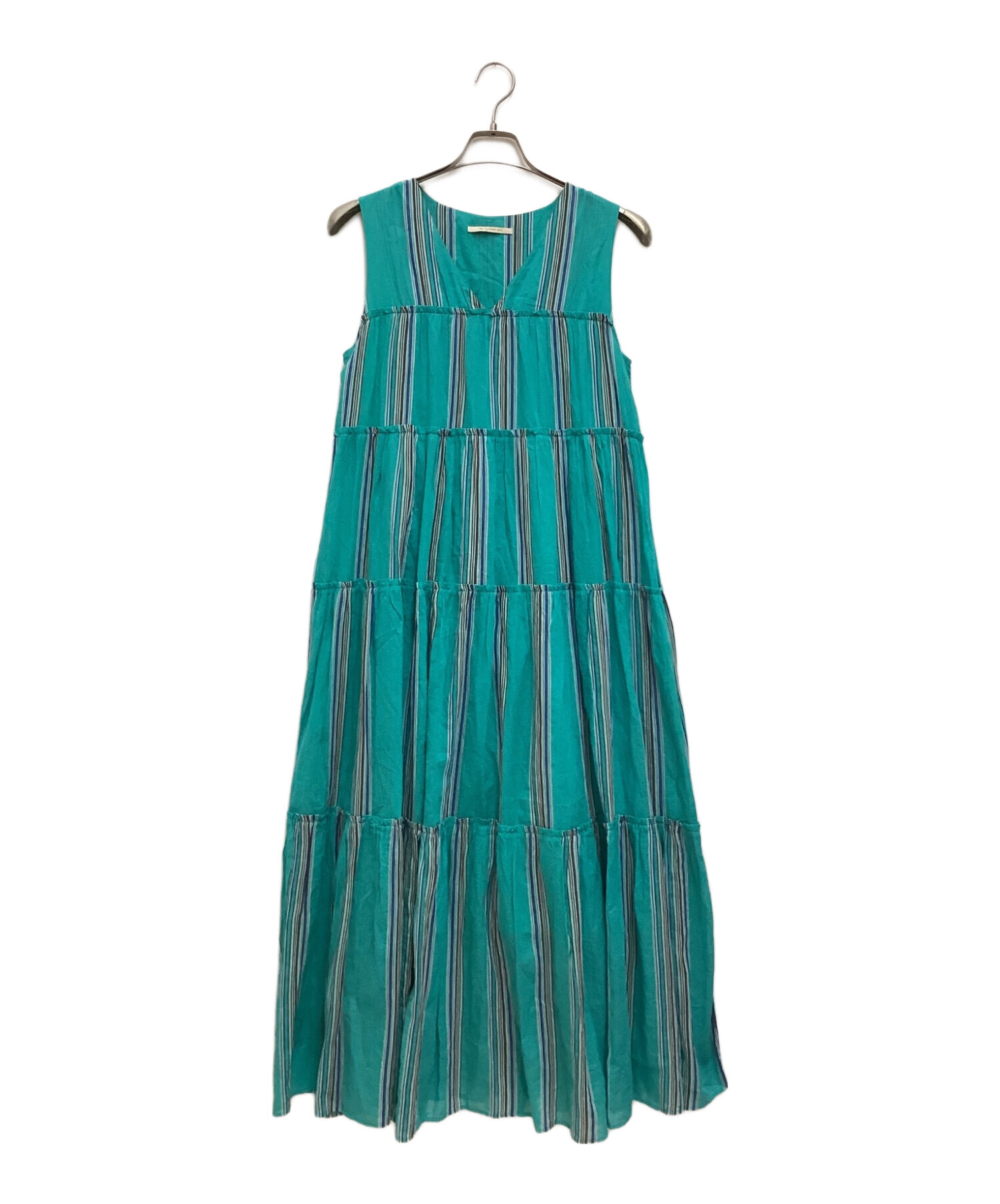 中古・古着通販】ne quittez pas (ヌキテパ) Cotton Stripe Sleeveless 