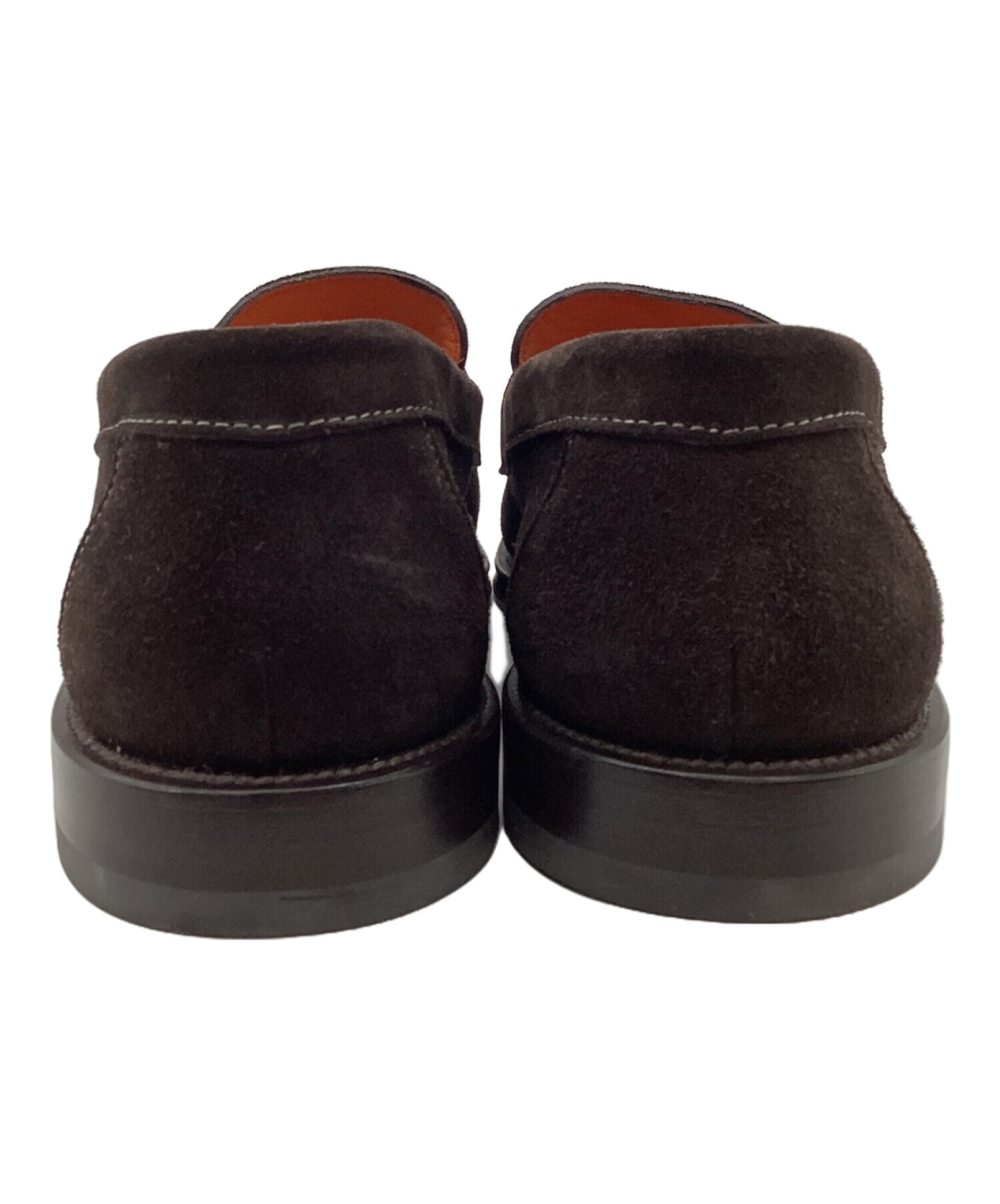 中古・古着通販】Santoni (サントーニ) コインローファー ブラウン 
