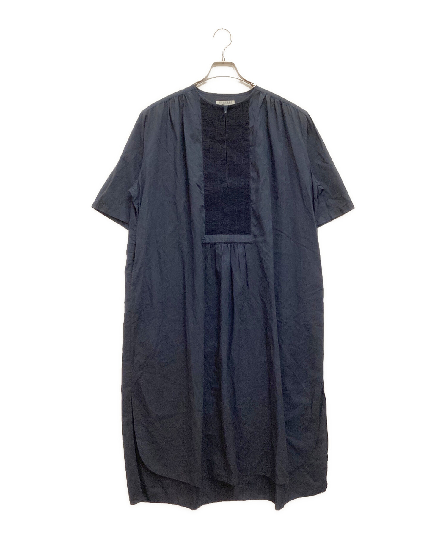 中古・古着通販】FACTORY (ファクトリー) 半袖ワンピース クルーネック 