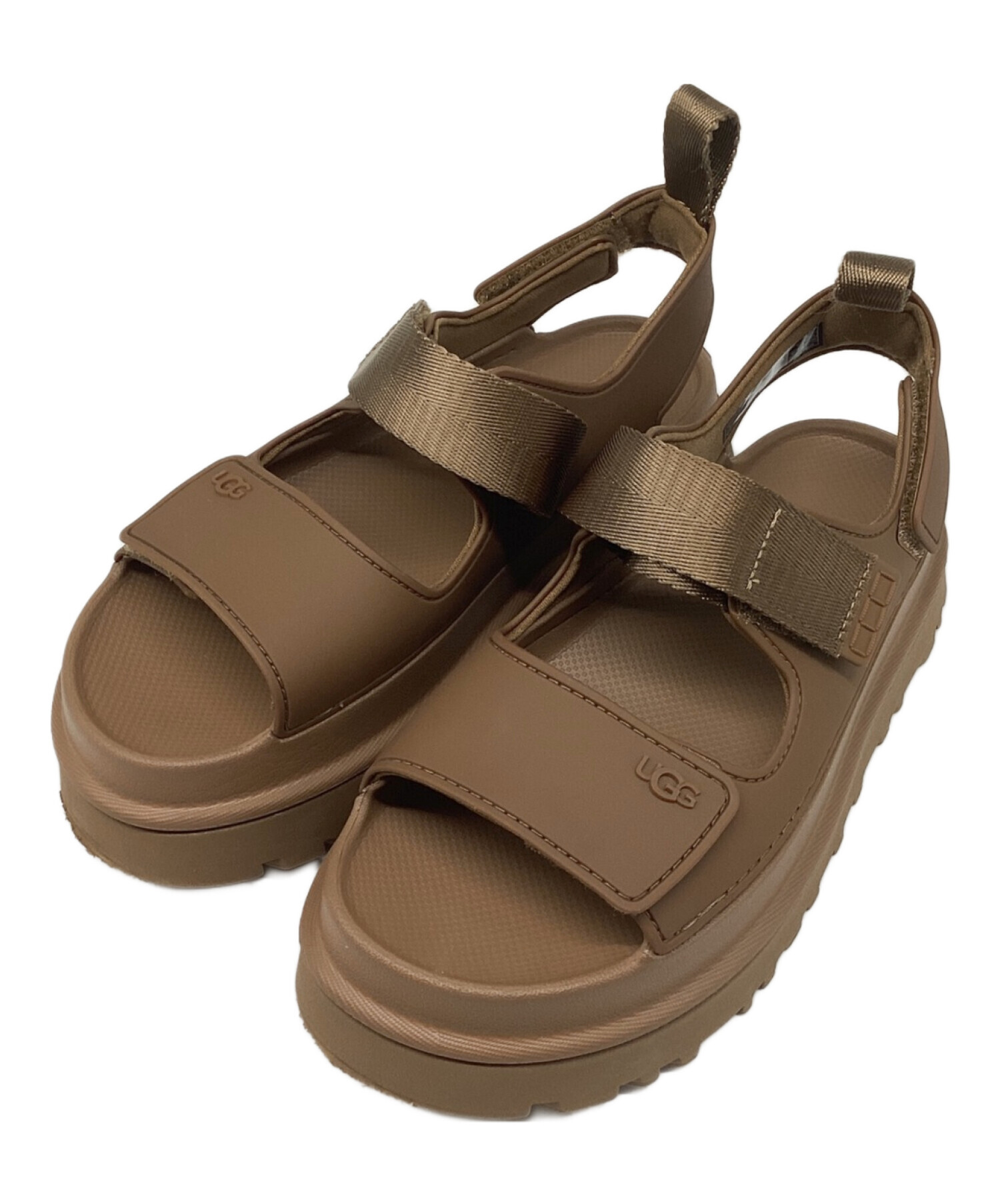 中古・古着通販】UGG (アグ) 厚底サンダル スポーツサンダル ブラウン 