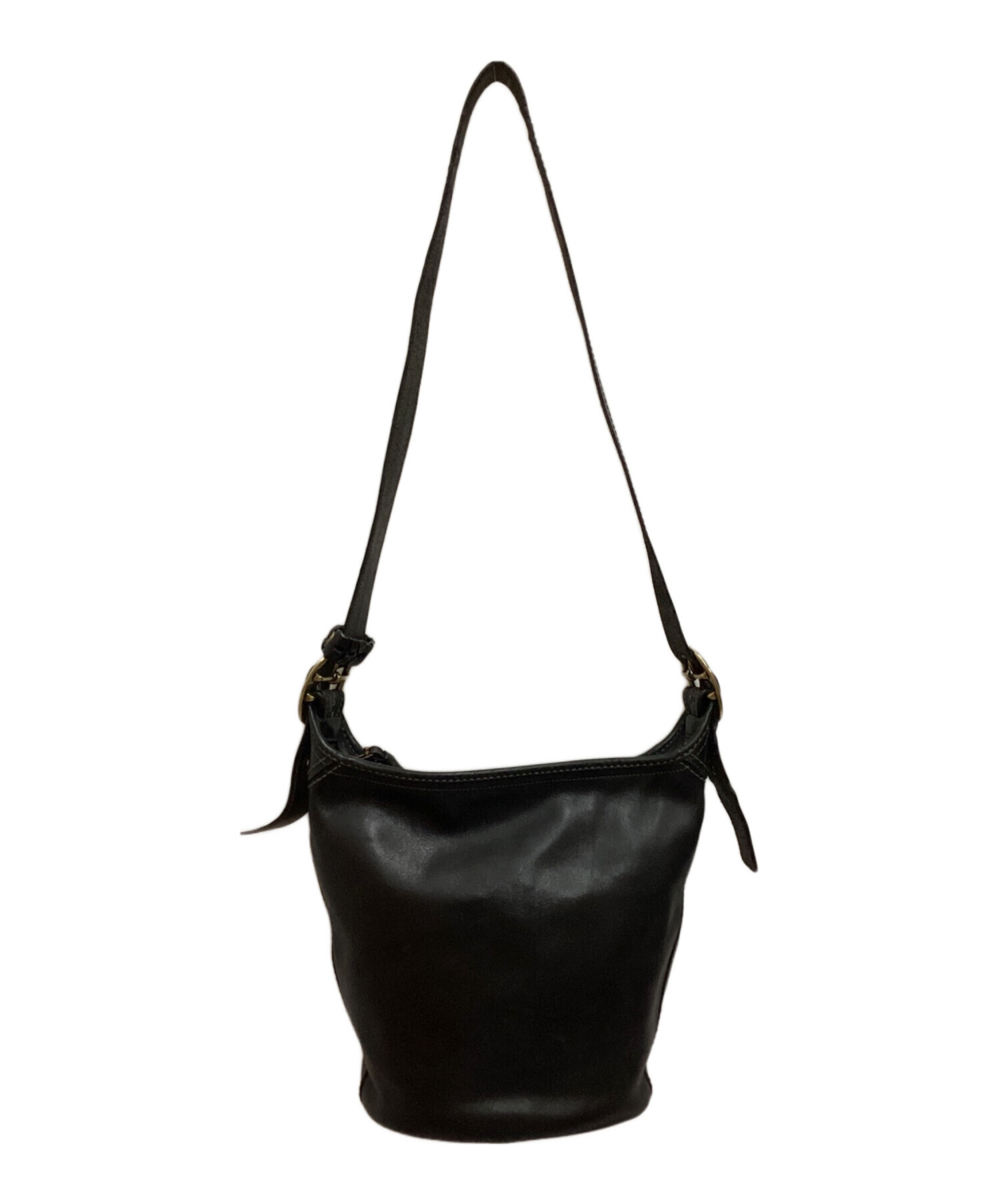 中古・古着通販】COACH (コーチ) ショルダーバッグ バケット レザー 