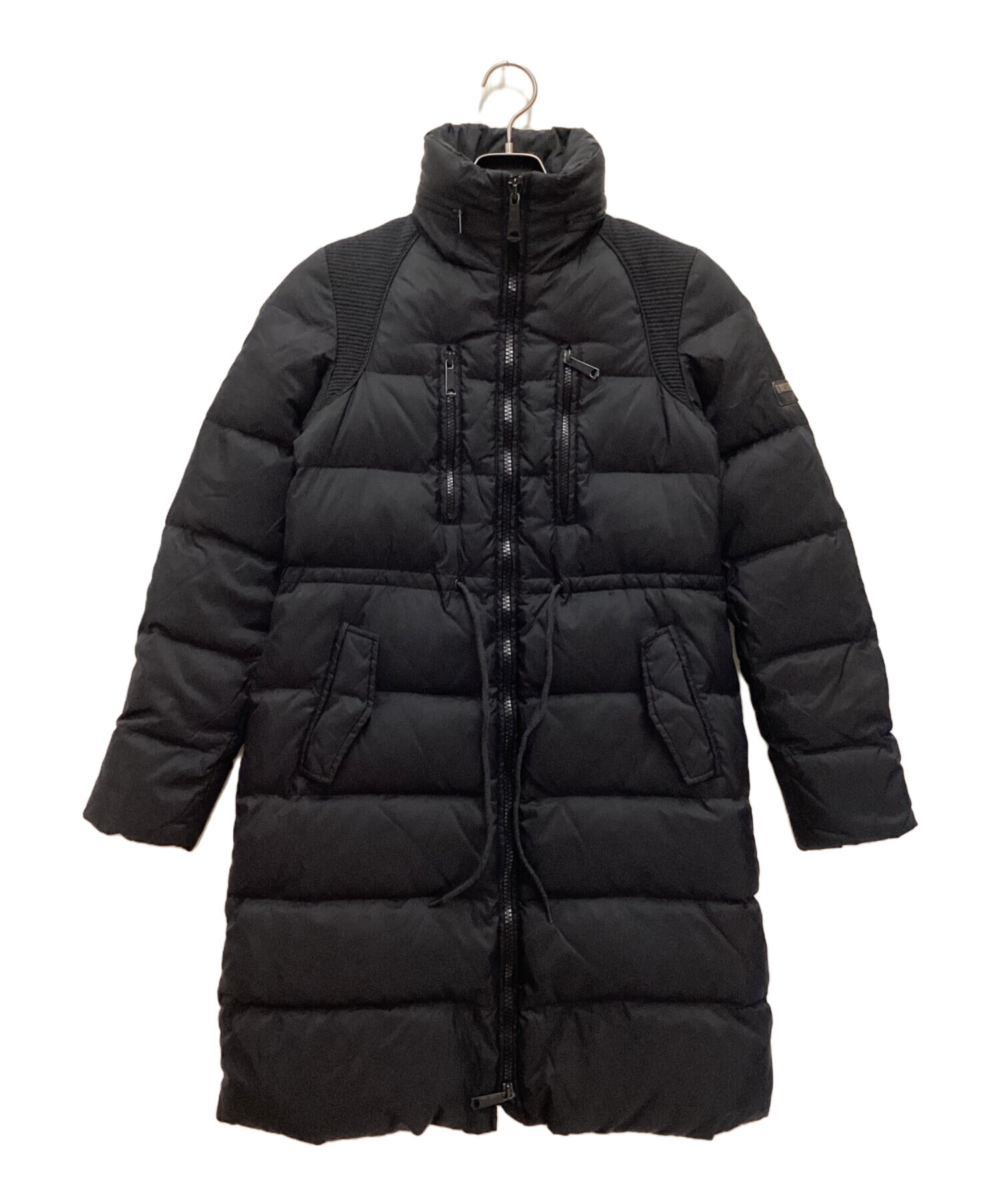 中古・古着通販】DIESEL (ディーゼル) ダウンコート ブラック サイズ 