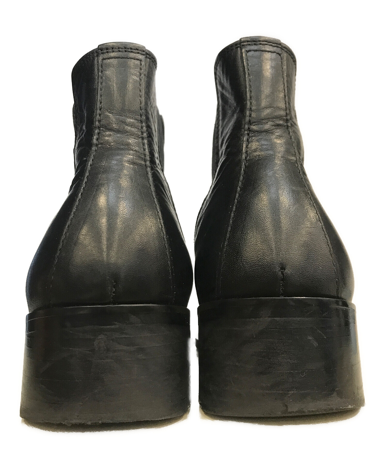 中古・古着通販】PADRONE (パドローネ) スクエアトゥヒール 