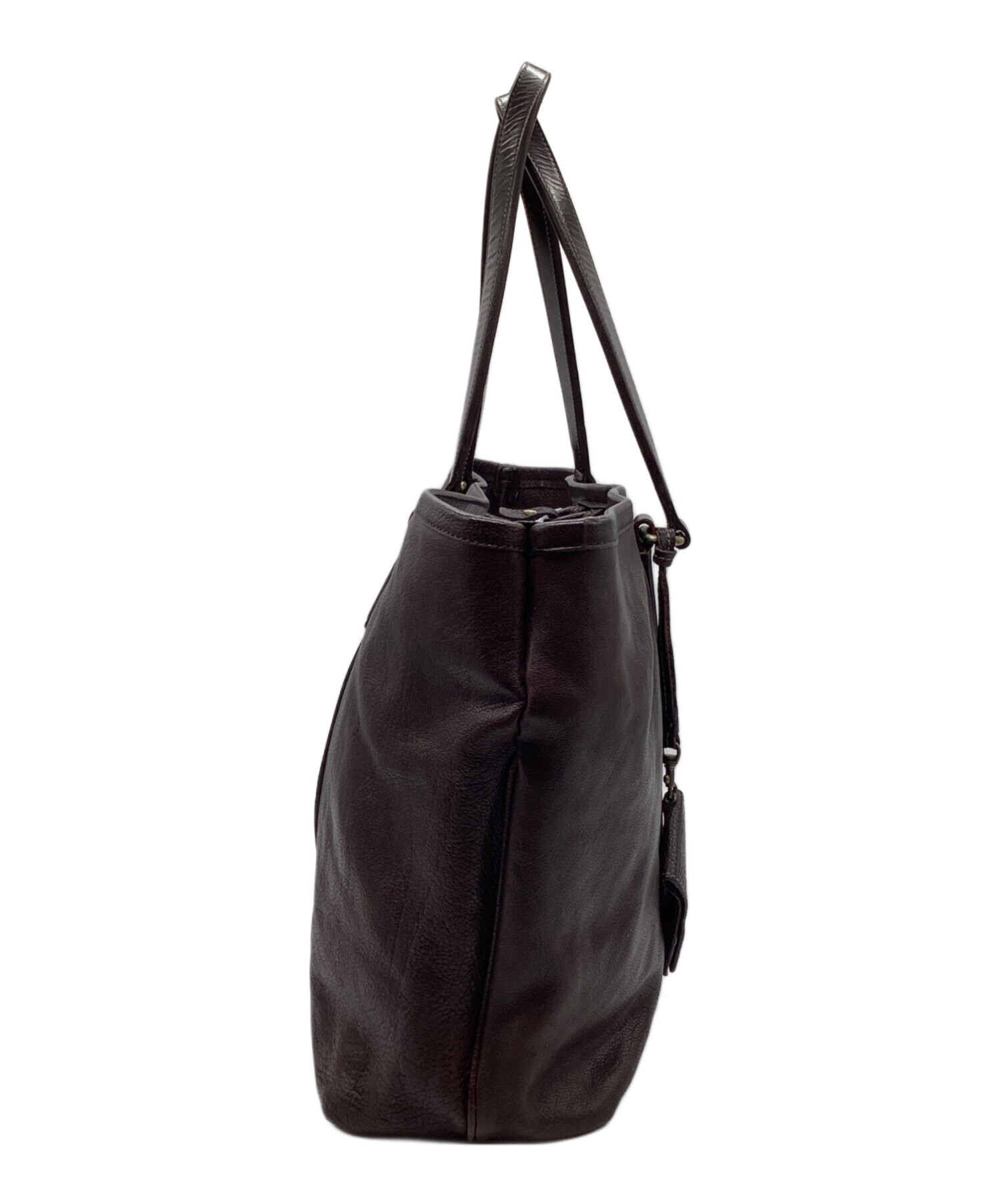 美品 土屋鞄 アルマス￼ バッファローブリーフ アーバンネイビー 1円