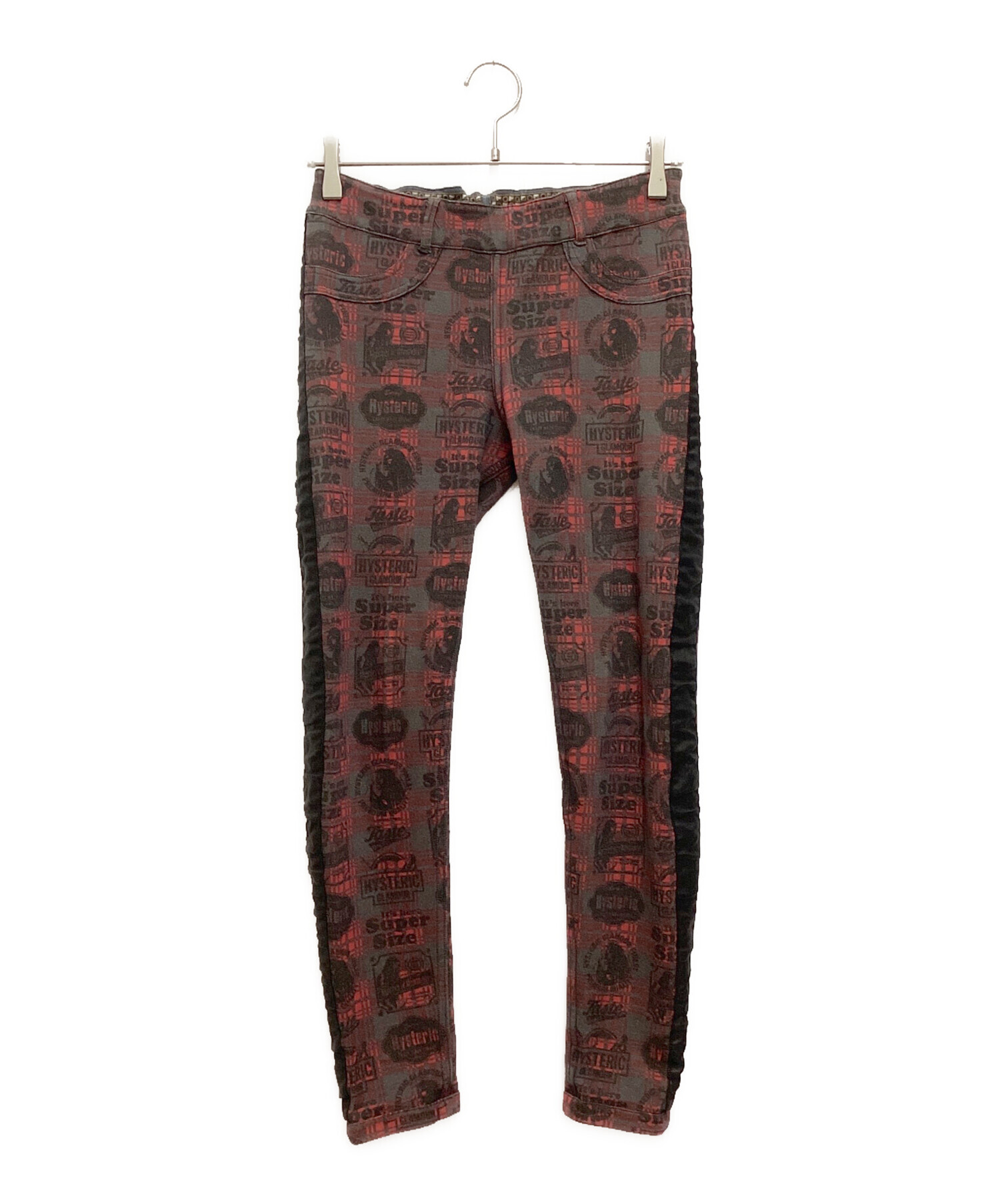 HYSTERIC 転写リバーシブルゴムパンツ レギンス HYSTERIC GLAMOUR 転写リバーシブル レオパードスタッズ レギンス