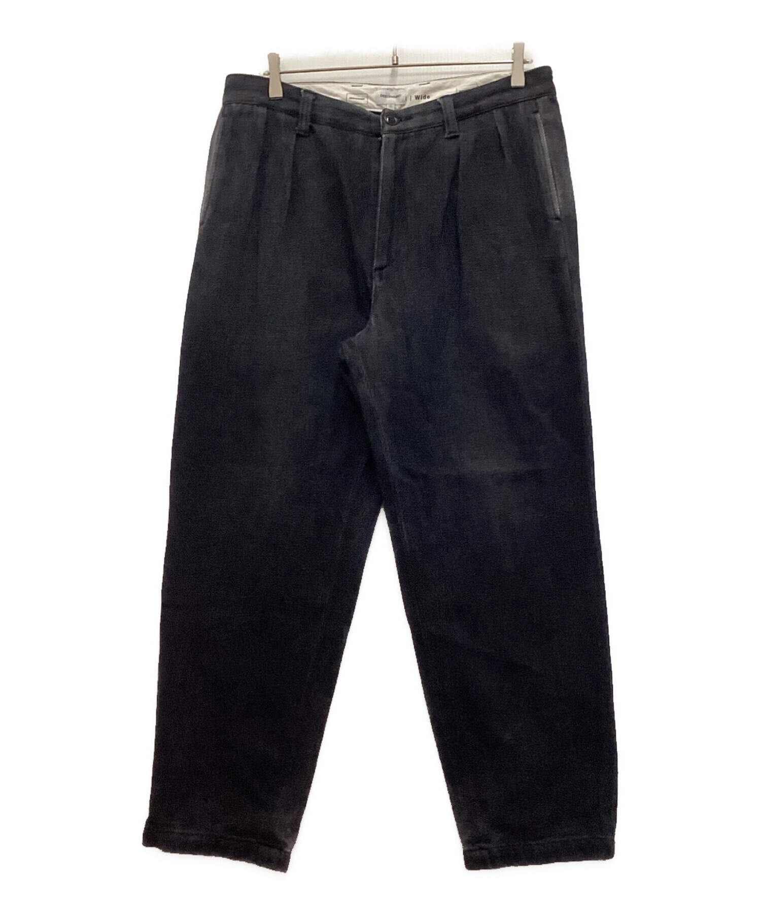 DESCENDANT DC-3 DENIM TROUSERS ワイドデニムパンツ