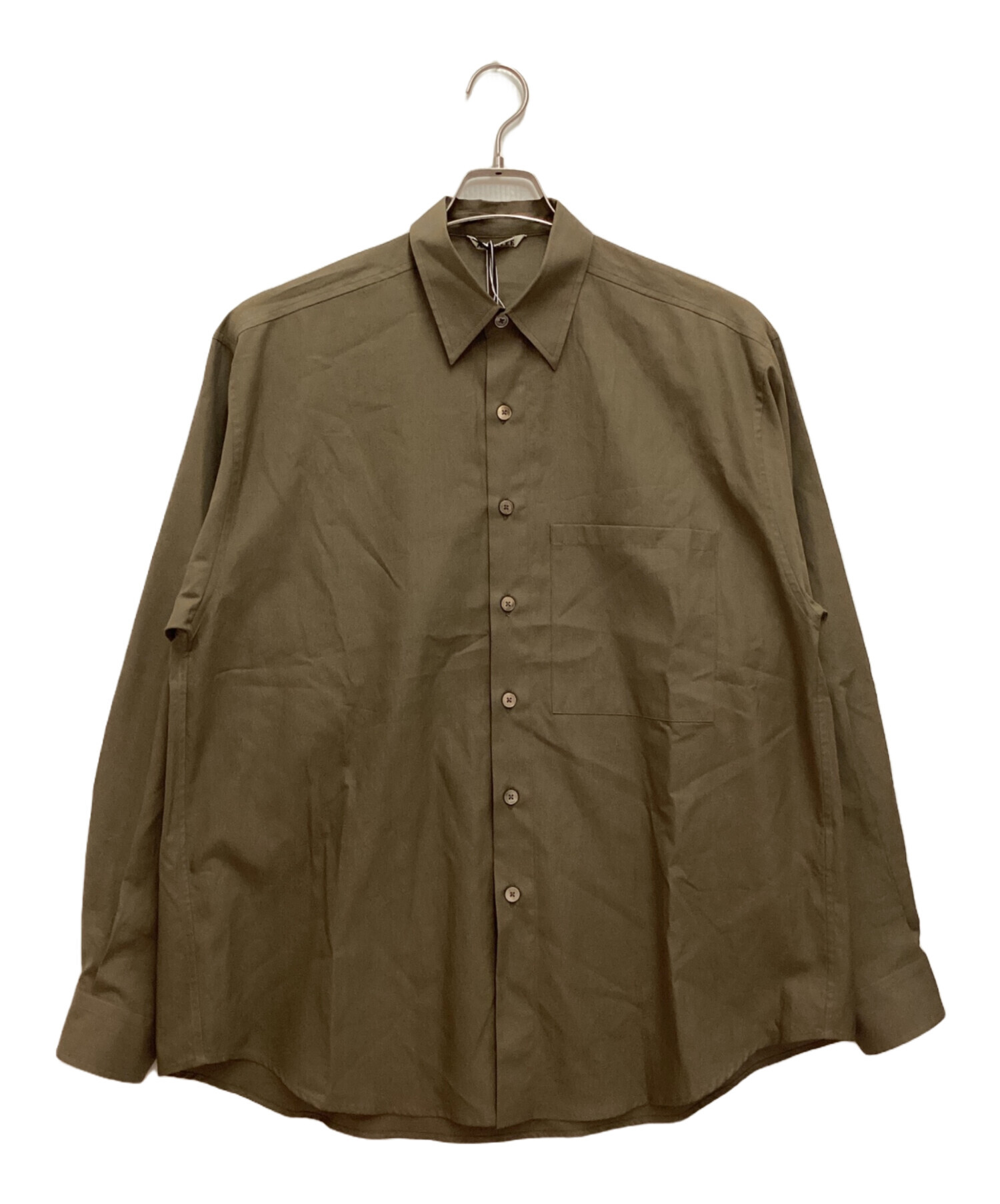 中古・古着通販】AURALEE (オーラリー) WASHED FINX TWILL BIG SHIRT 