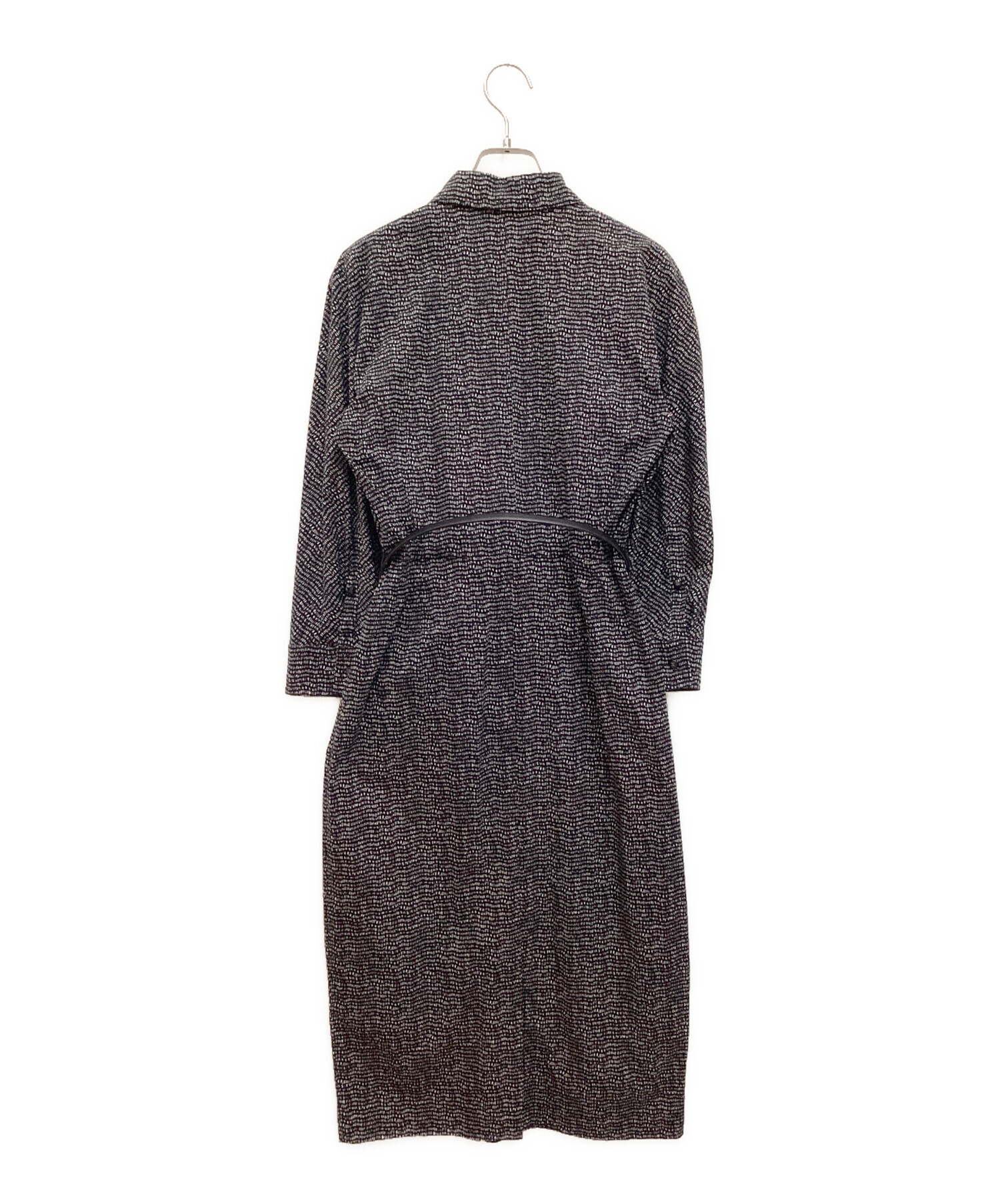 中古・古着通販】MaxMara (マックスマーラ) フリルデザイン総柄シャツ  