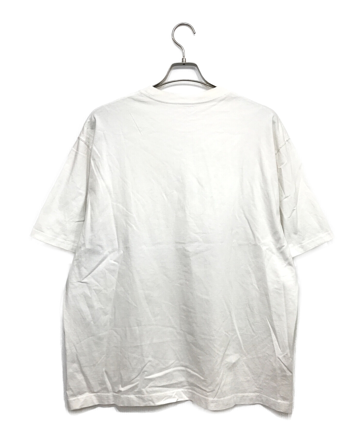 ENNOY (エンノイ) ラバーロゴ半袖Tシャツ ホワイト サイズ:L