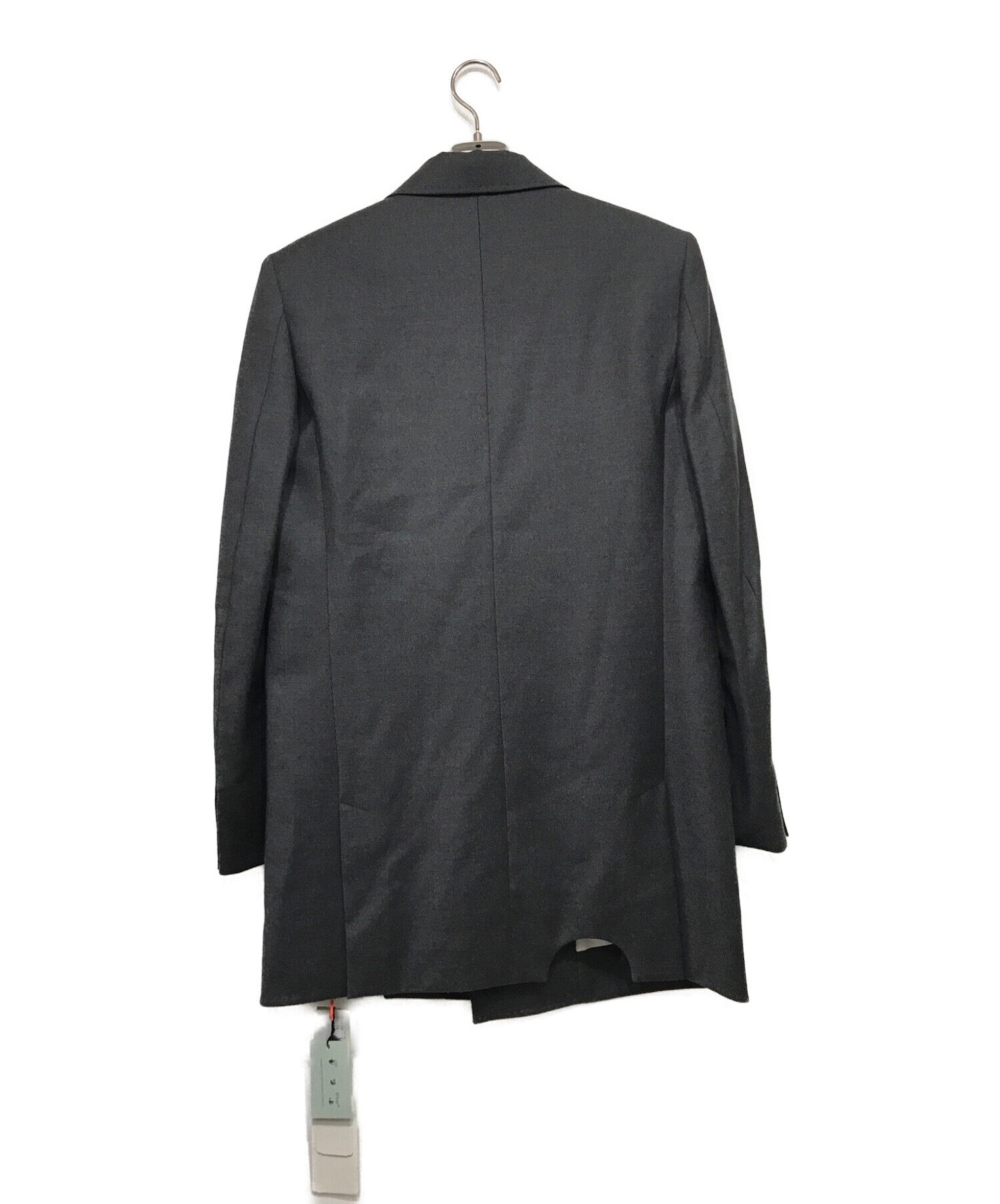 OFFWHITE (オフホワイト) ロングテーラードジャケット グレー サイズ:46