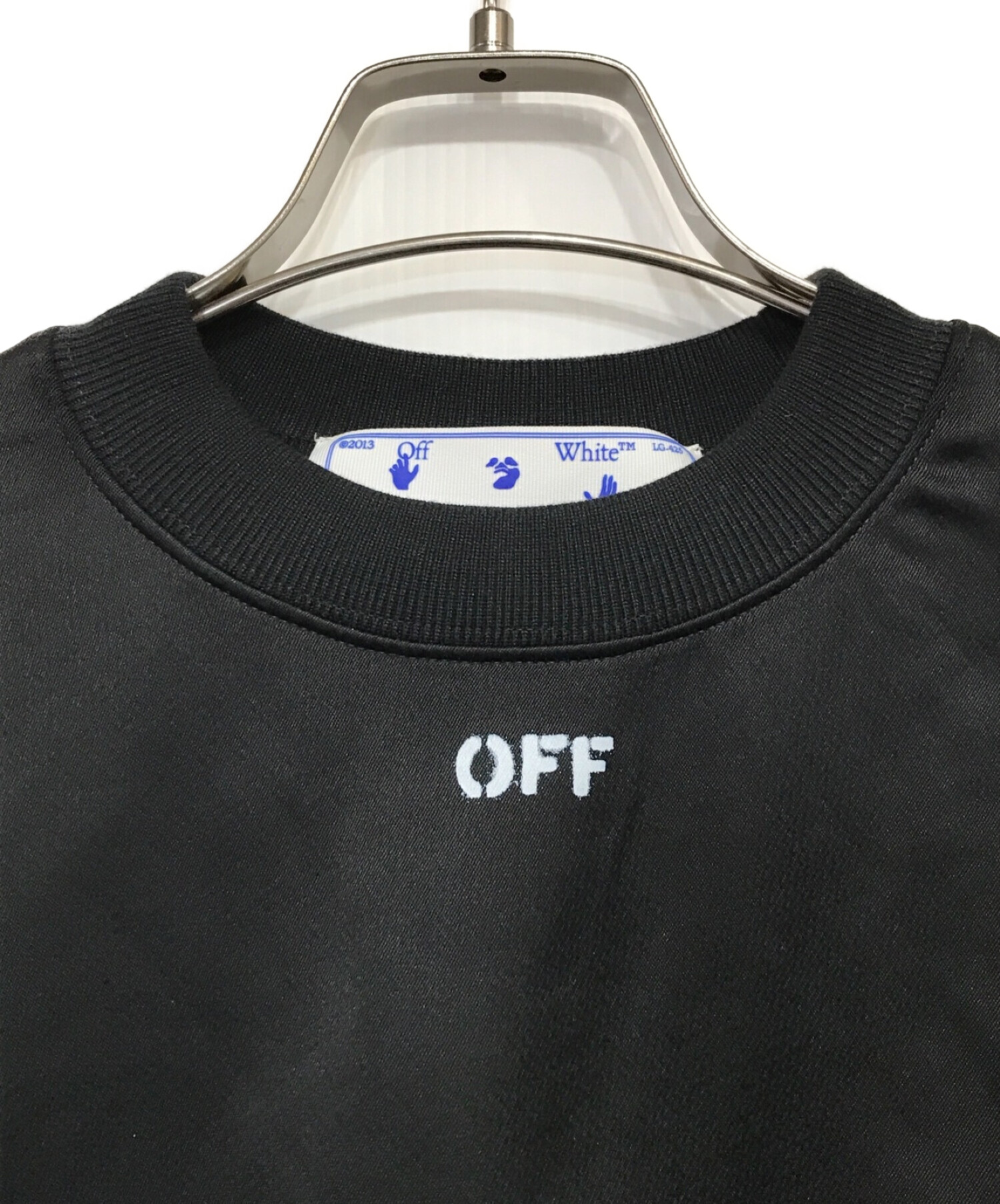 中古・古着通販】OFFWHITE (オフホワイト) ロゴプリントクロップド