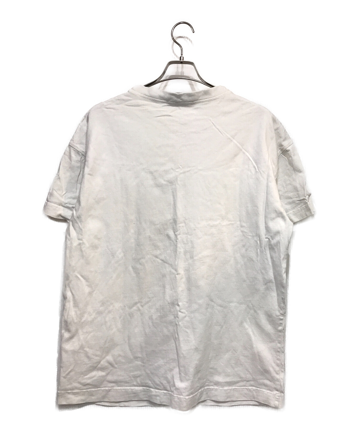 Acne studios (アクネストゥディオズ) オーバーサイズロゴTシャツ ホワイト サイズ:Ｓ