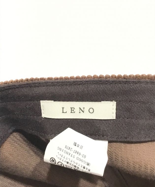 中古・古着通販】leno (リノ) コーデュロイキャップ ブラウン 