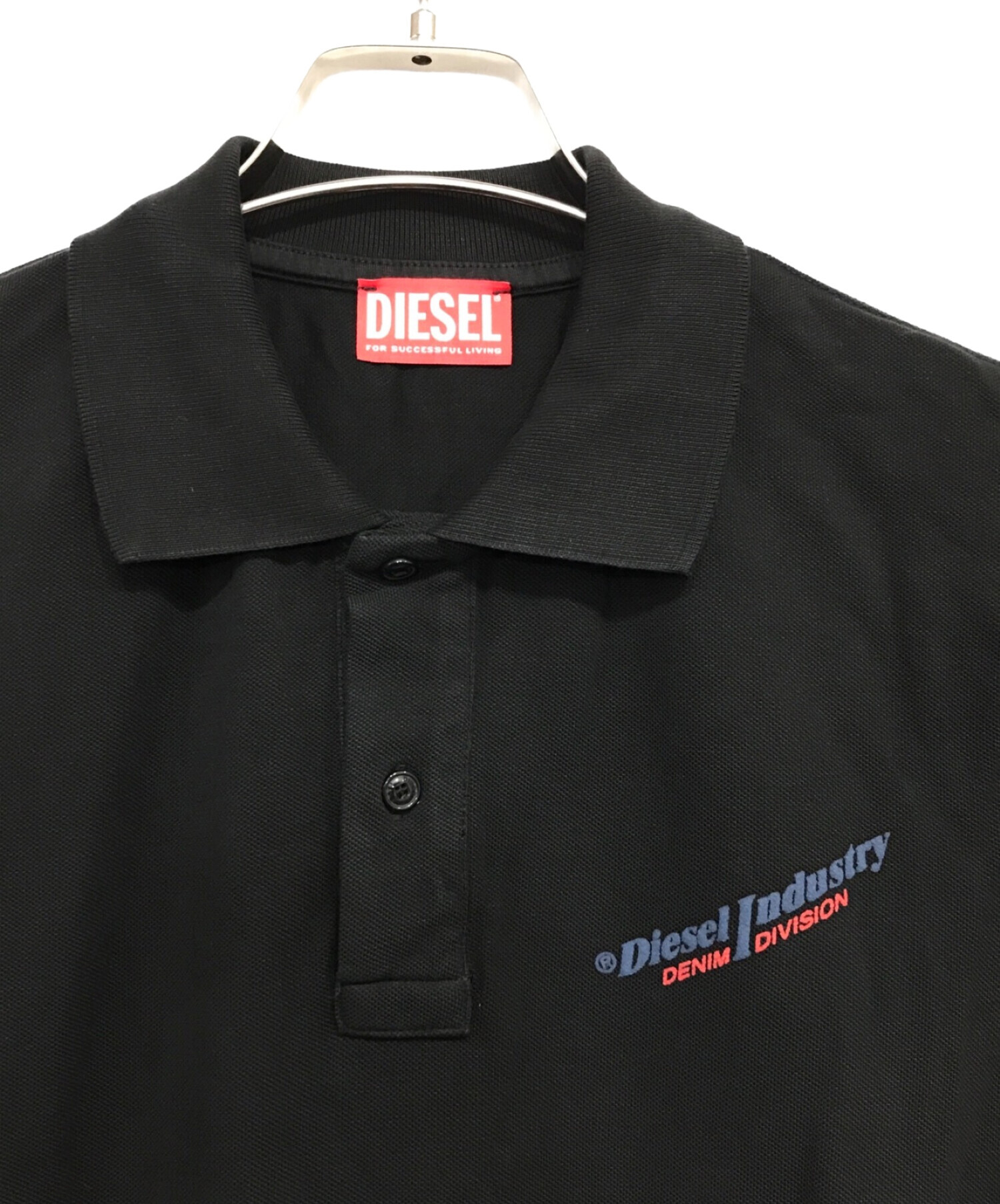 DIESEL (ディーゼル) T-SMITH-IND ポロシャツ ブラック サイズ:XS